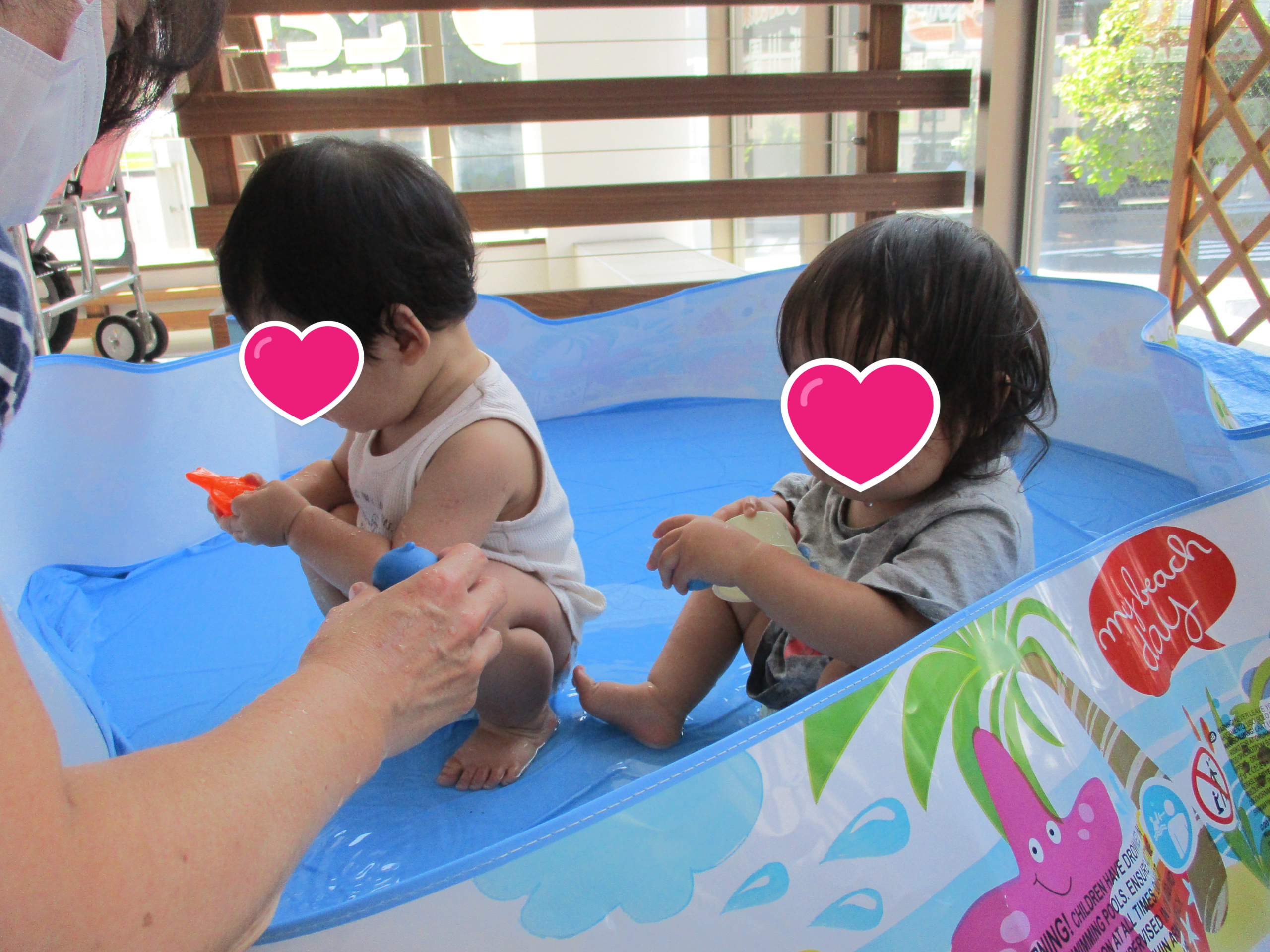 新川園　８月も色々な感触を楽しんだよ！