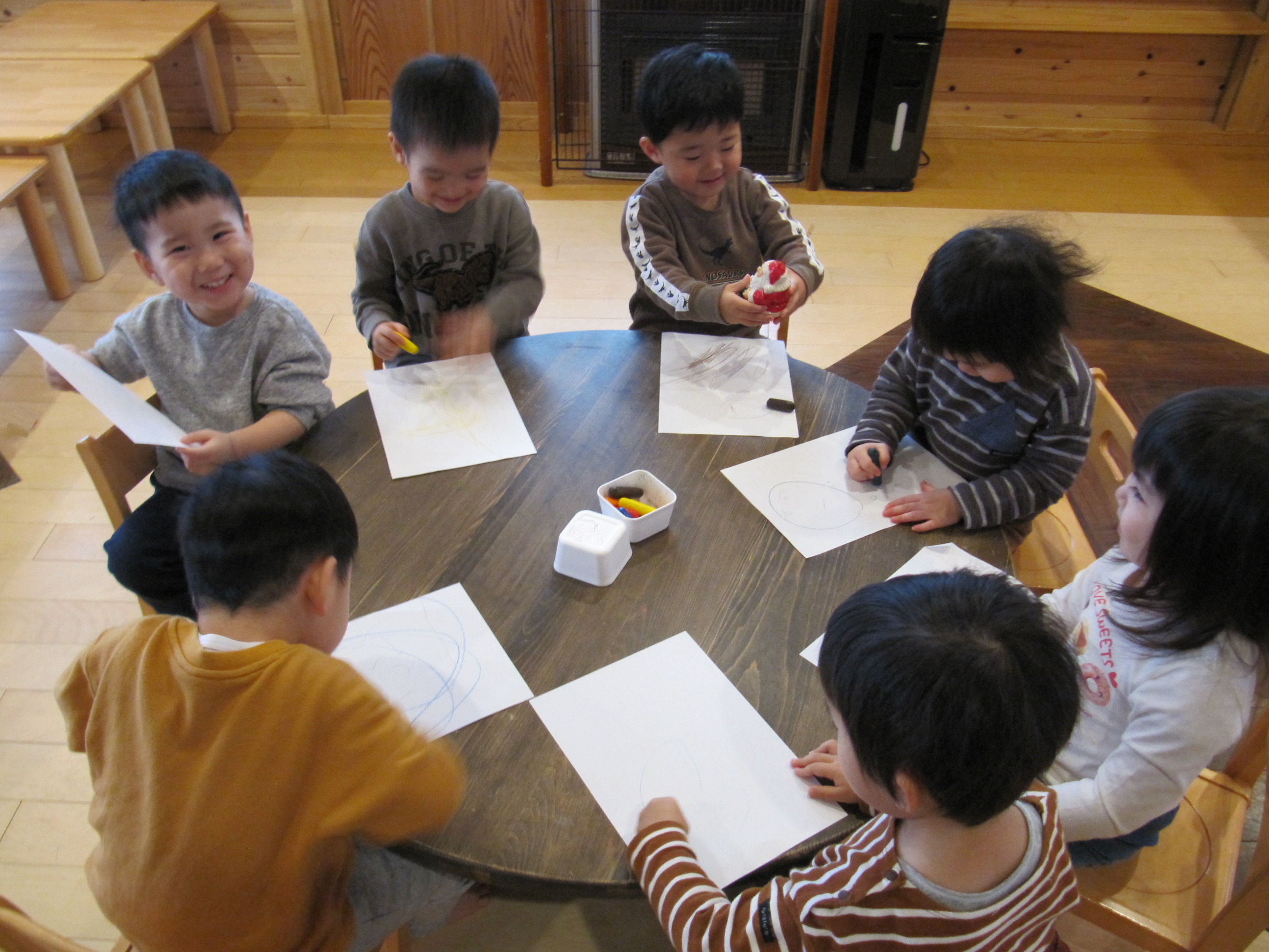 屯田園　くるみ組(2歳児クラス)😊サンタさんへの手紙
