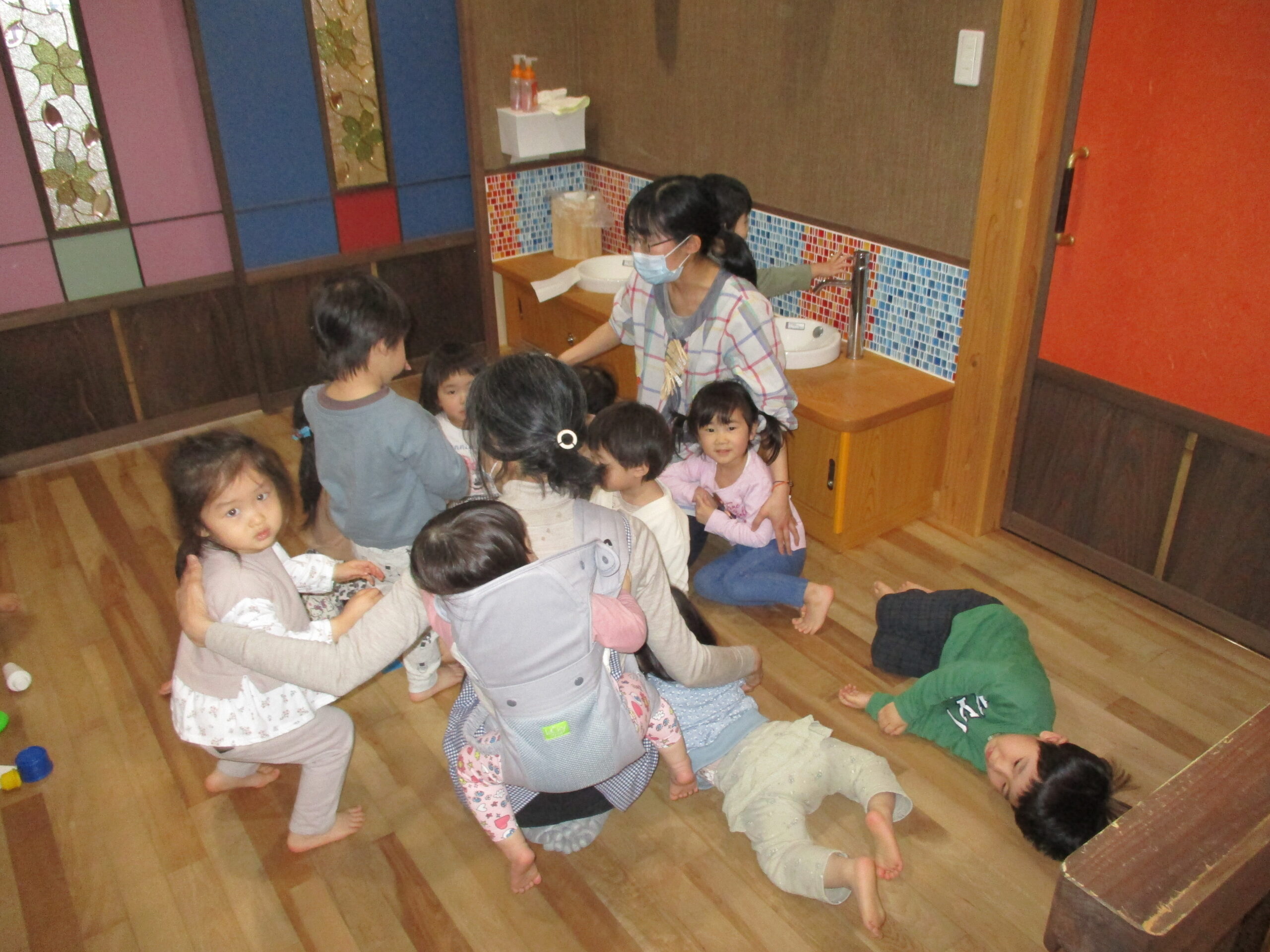 白石園　避難訓練！！