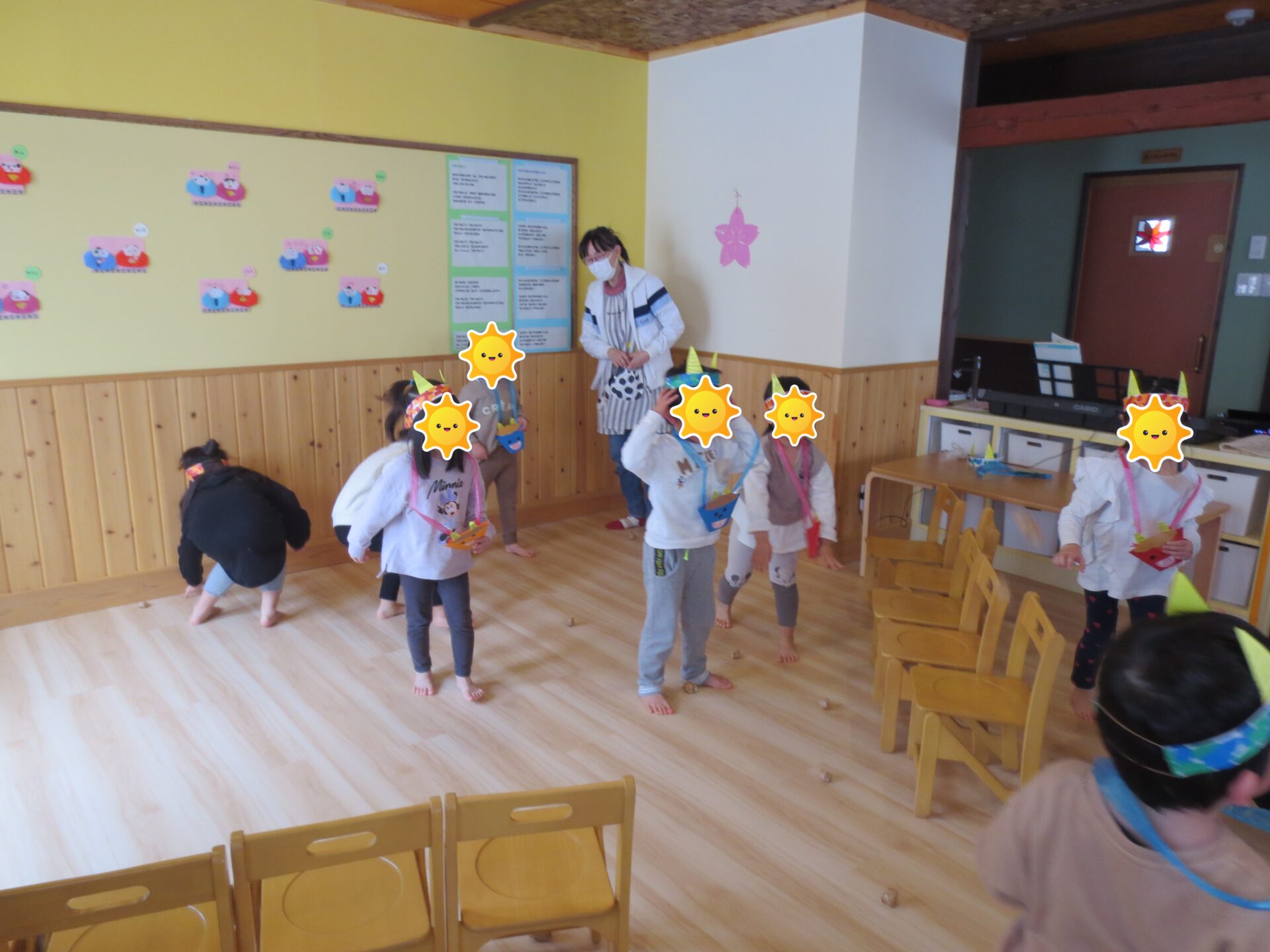 南の沢保育園　ちょっと遅めの節分