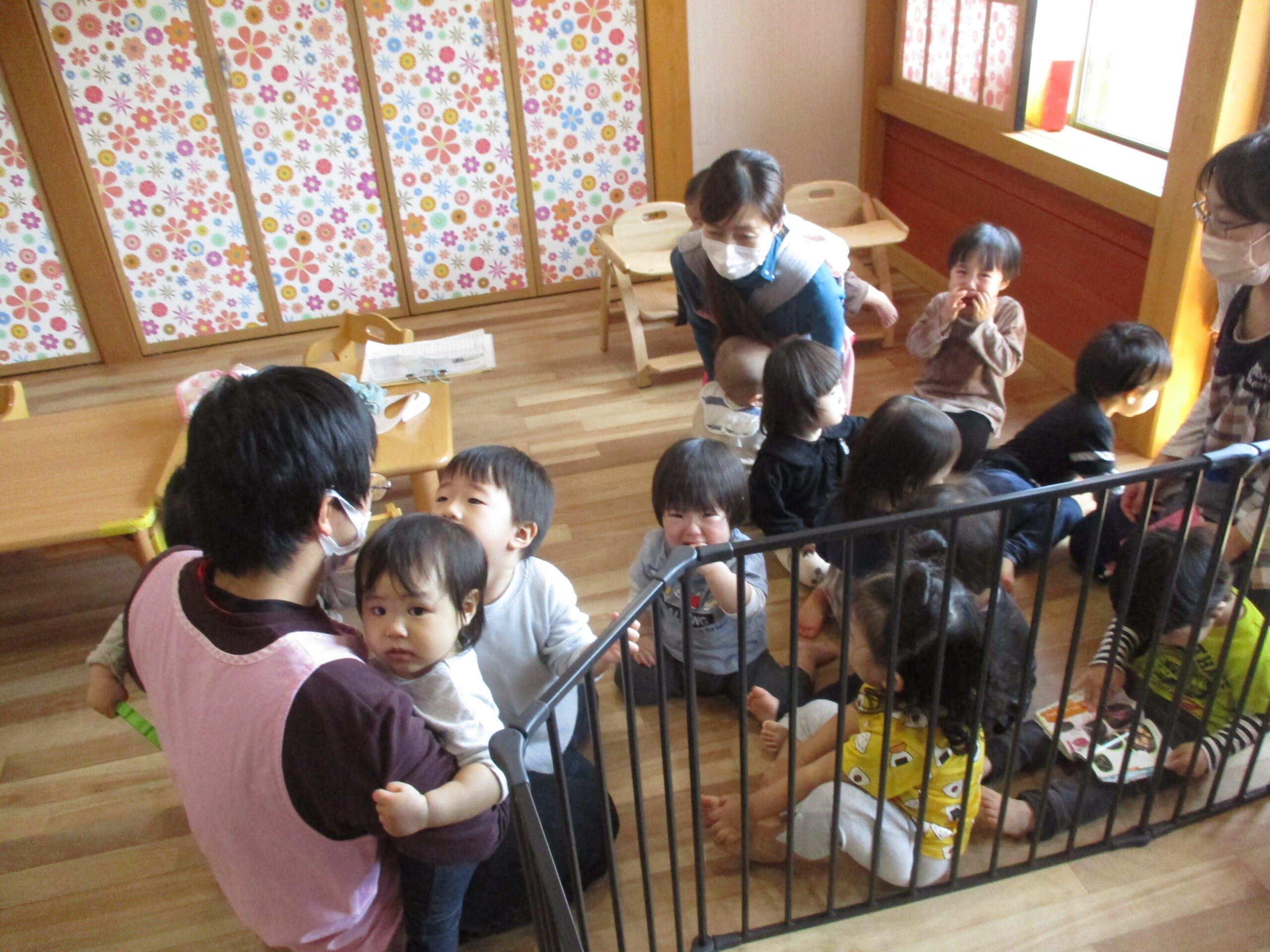 白石園　　避難訓練をしました！