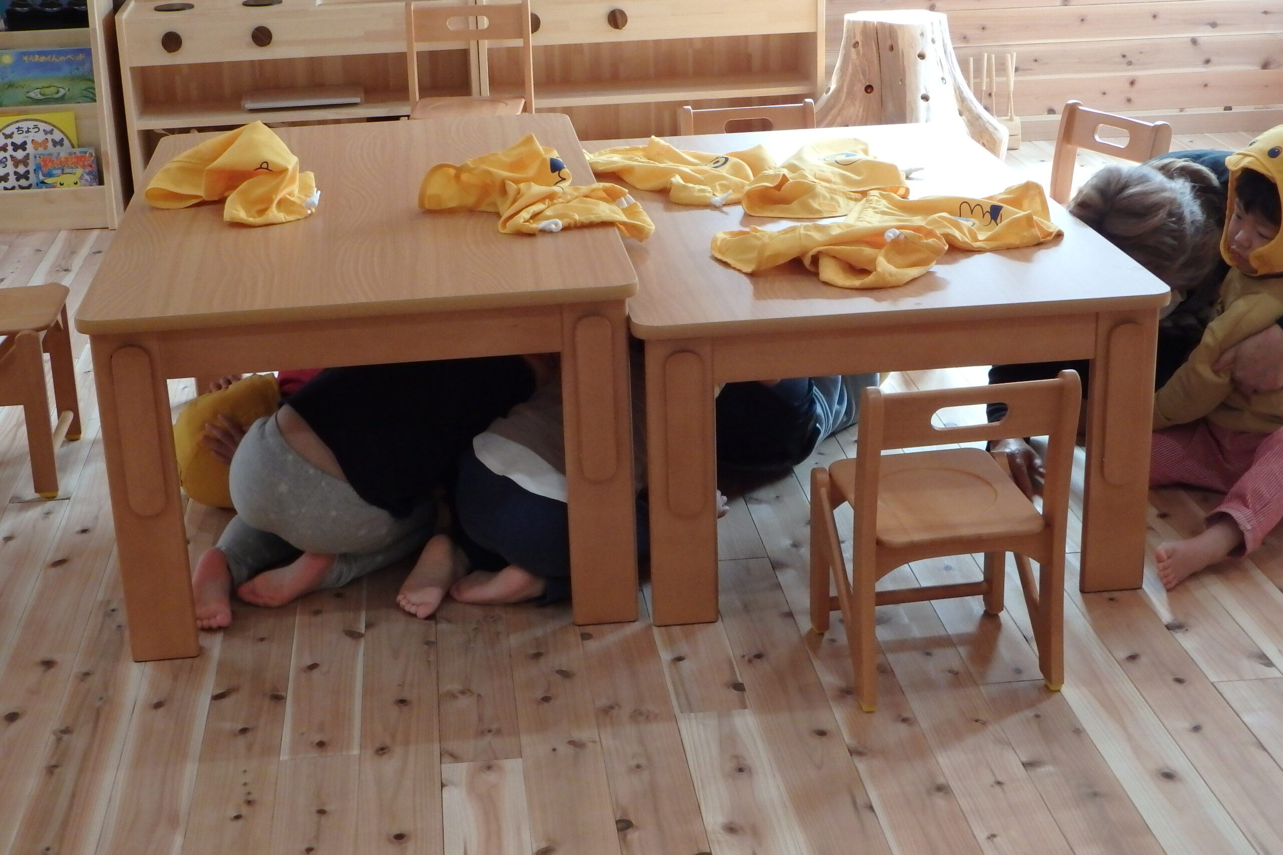 宮の森保育園　初避難訓練🚒