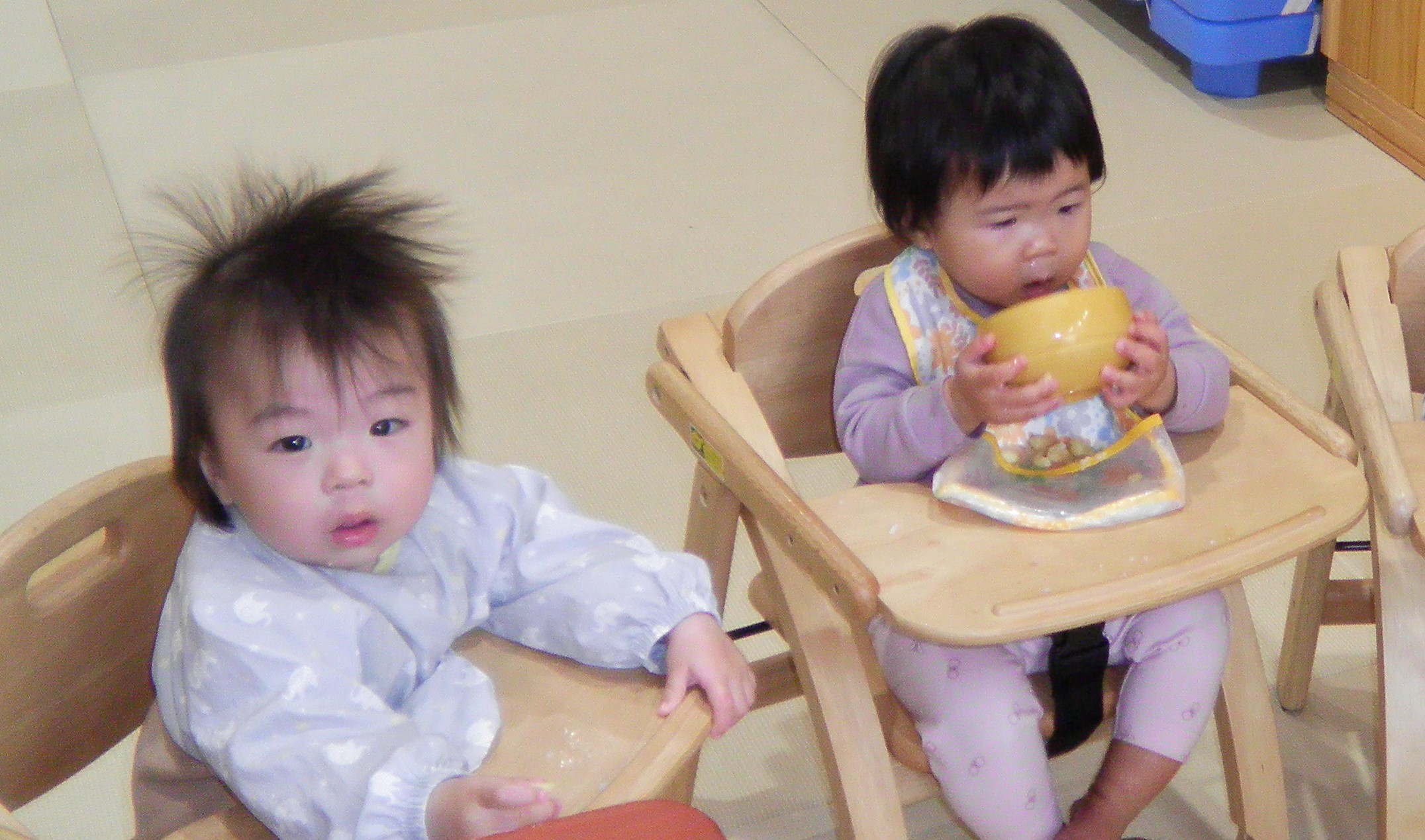 南の沢保育園　はじめての給食