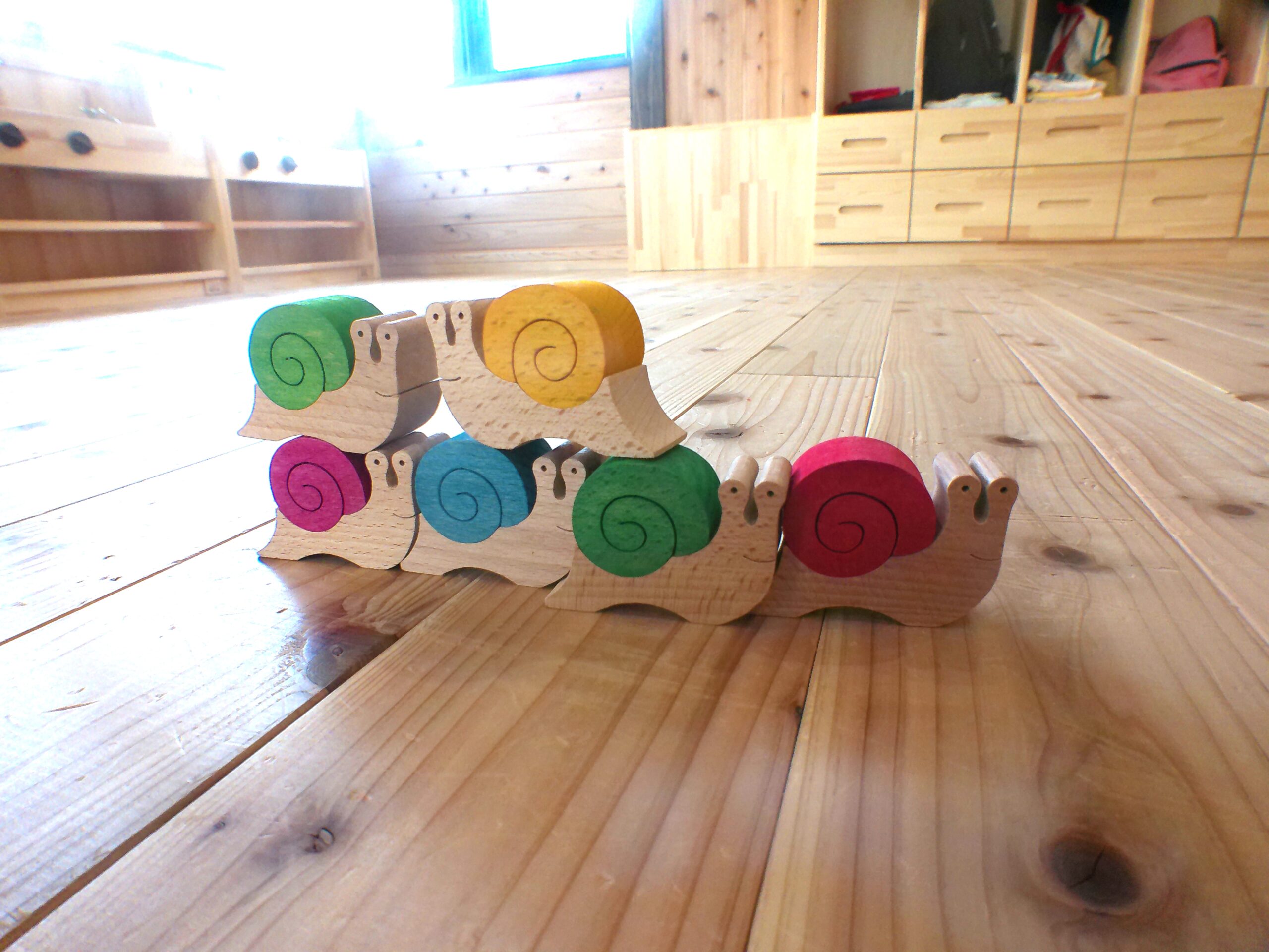 宮の森保育園　木育のおもちゃ😊