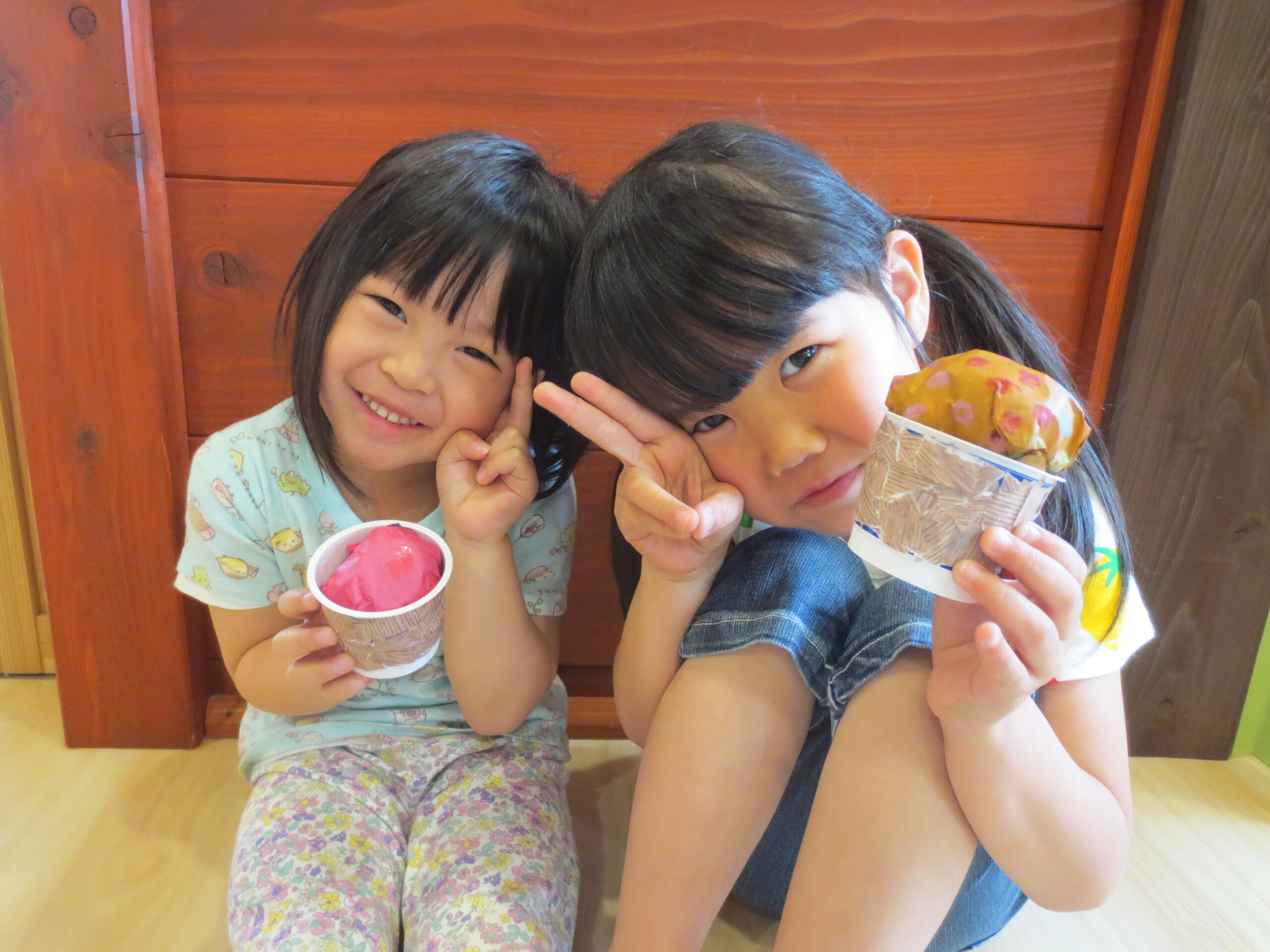 南の沢園　アイス屋さんごっこ