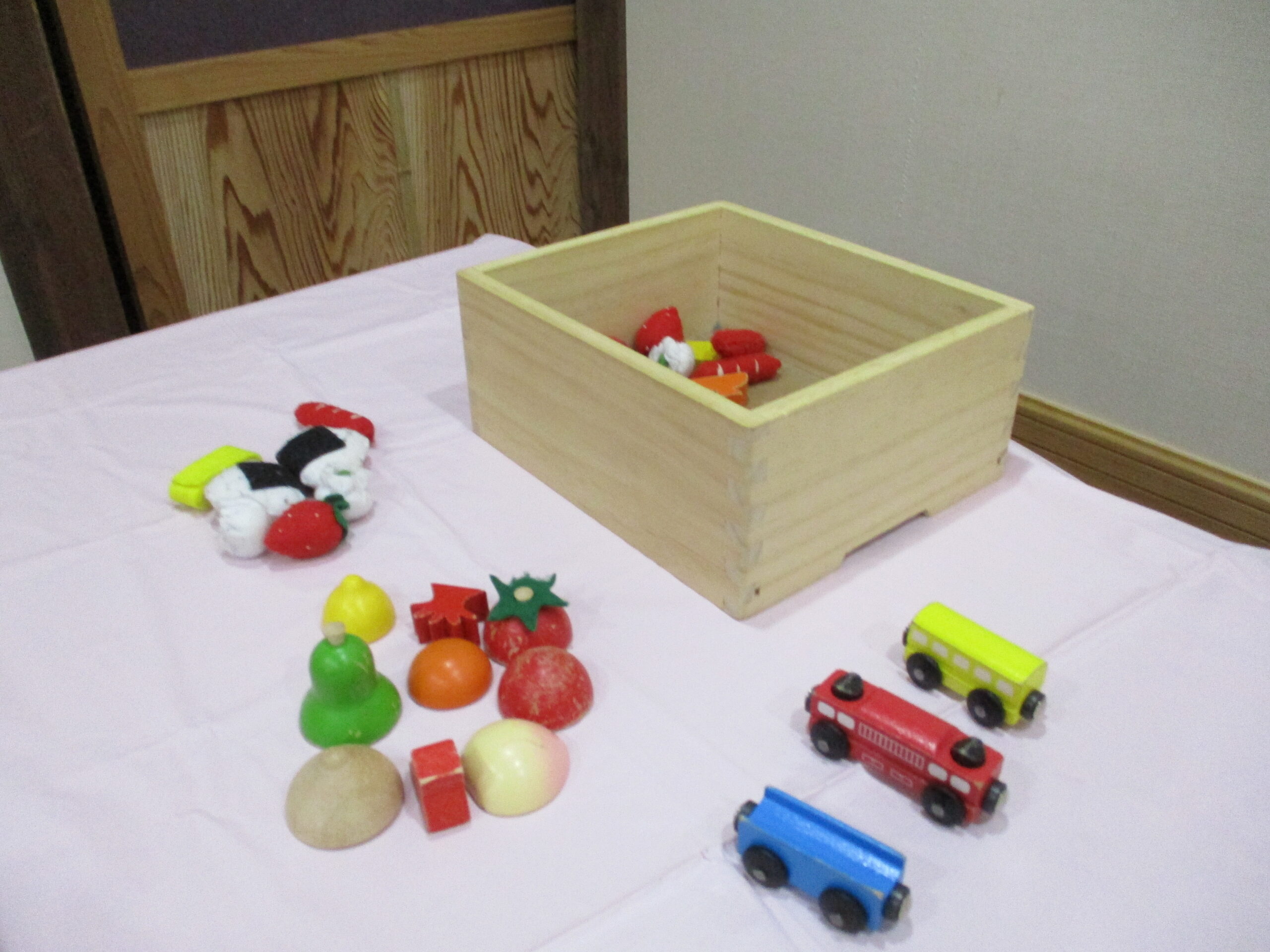 新川園　お買い物遊び🍎🚃