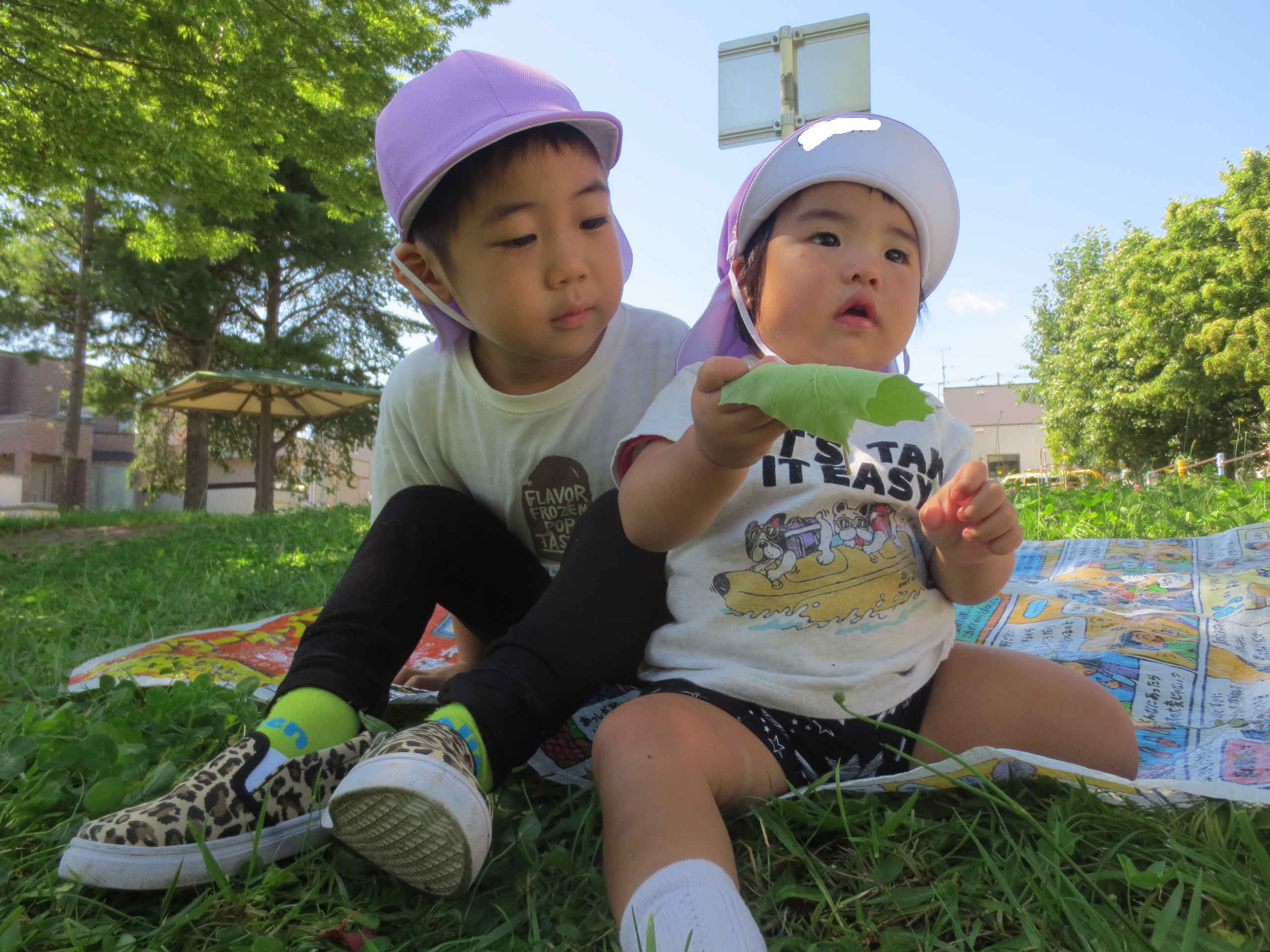 南の沢園　お兄さん・お姉さんと遊んだよ！