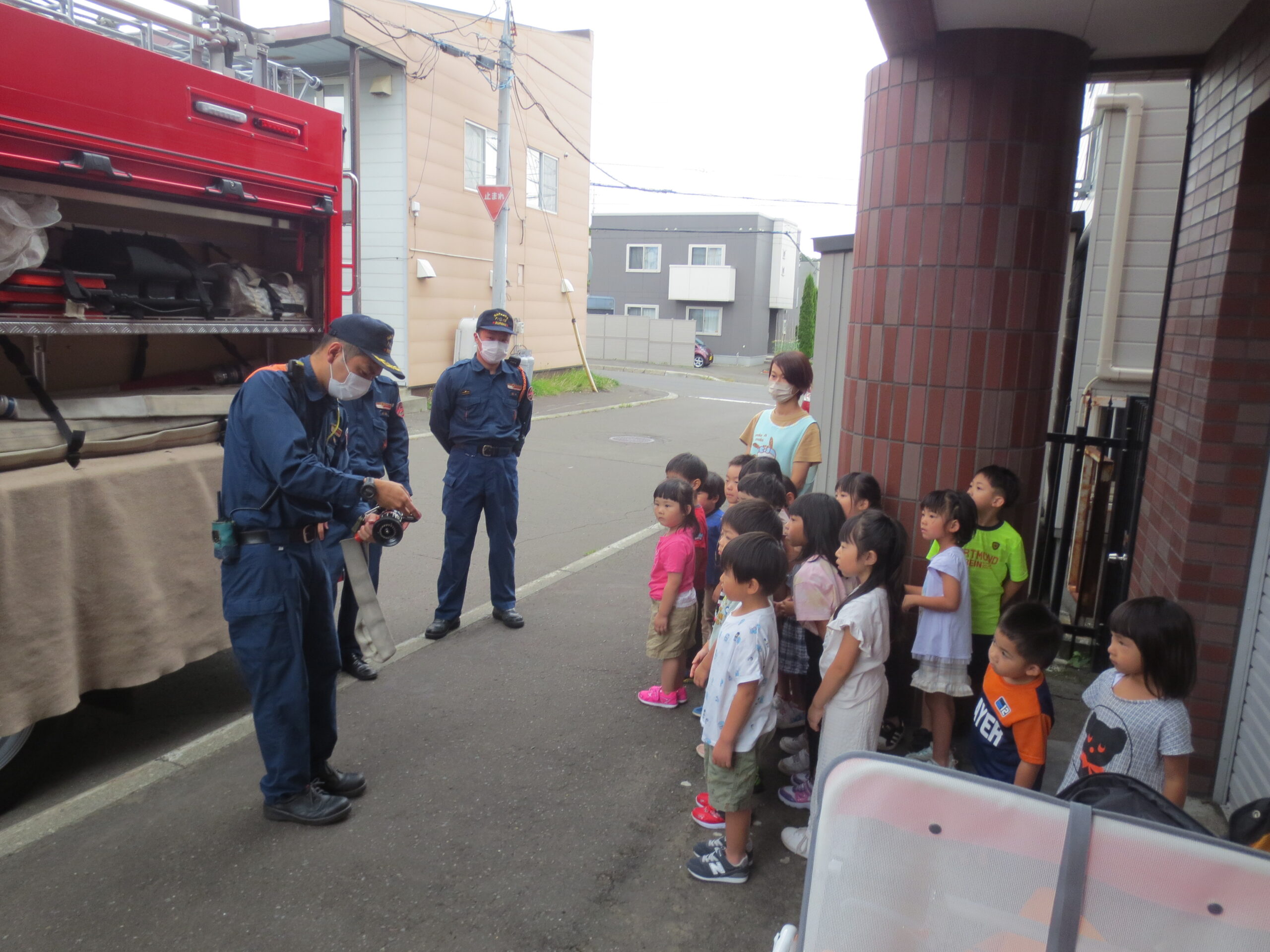 南の沢園　避難訓練🔥