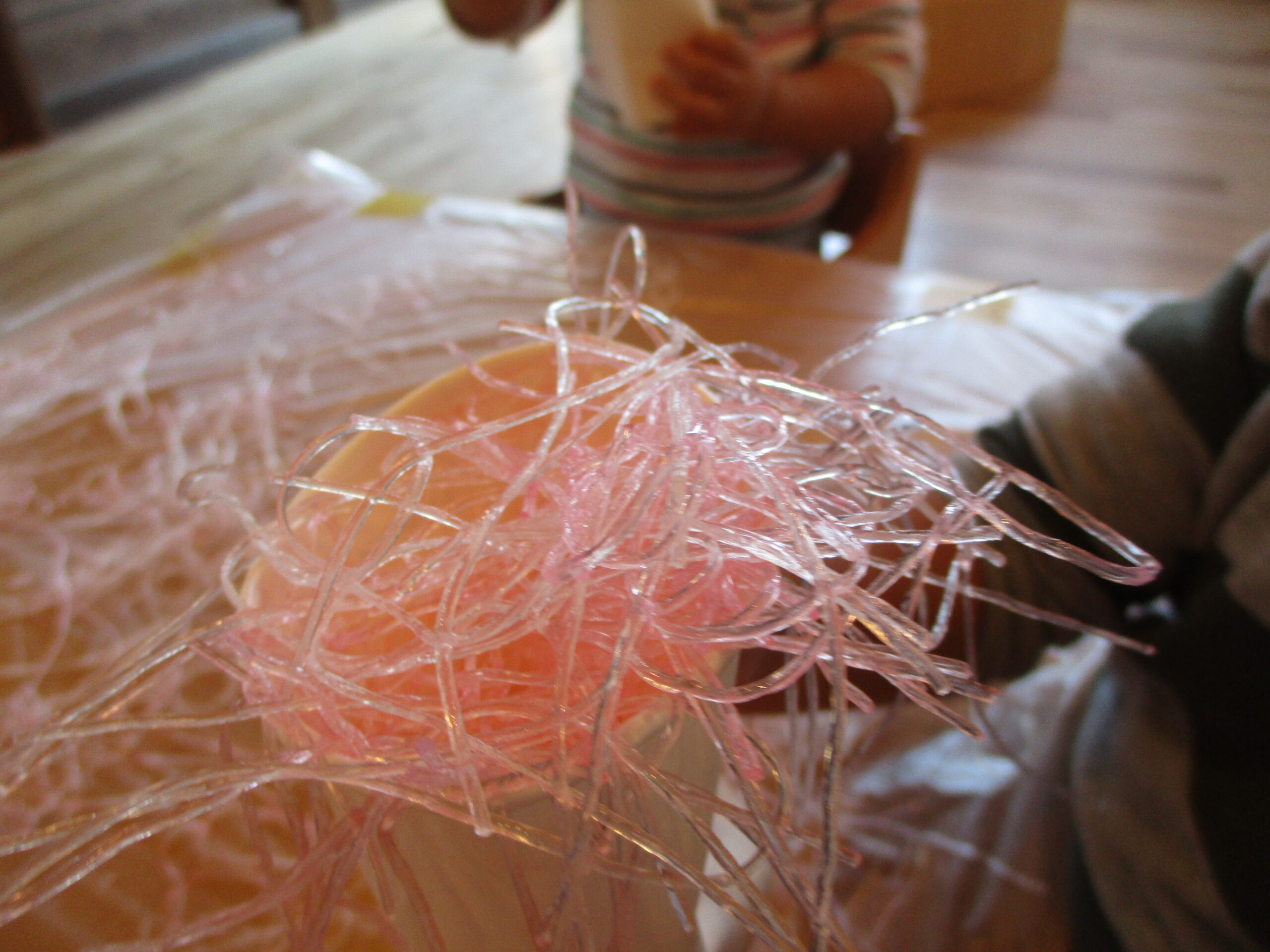 藤野園　春雨感触遊び　くり組