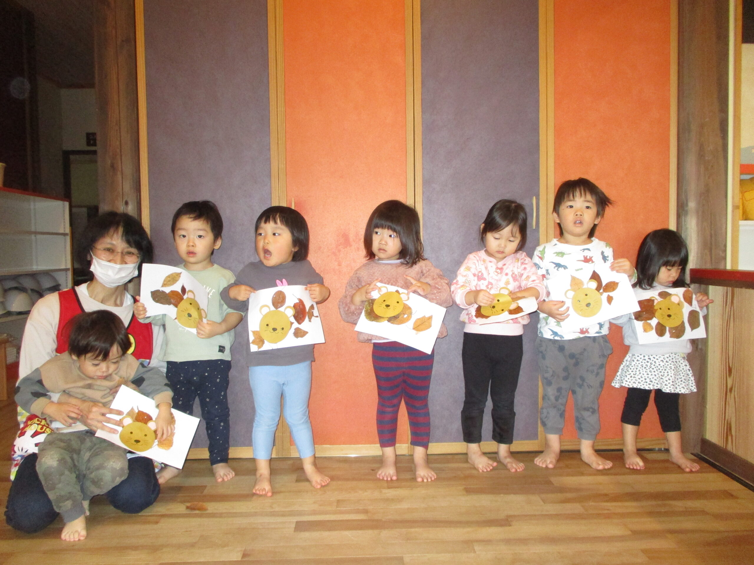 【藤野園】落ち葉製作②