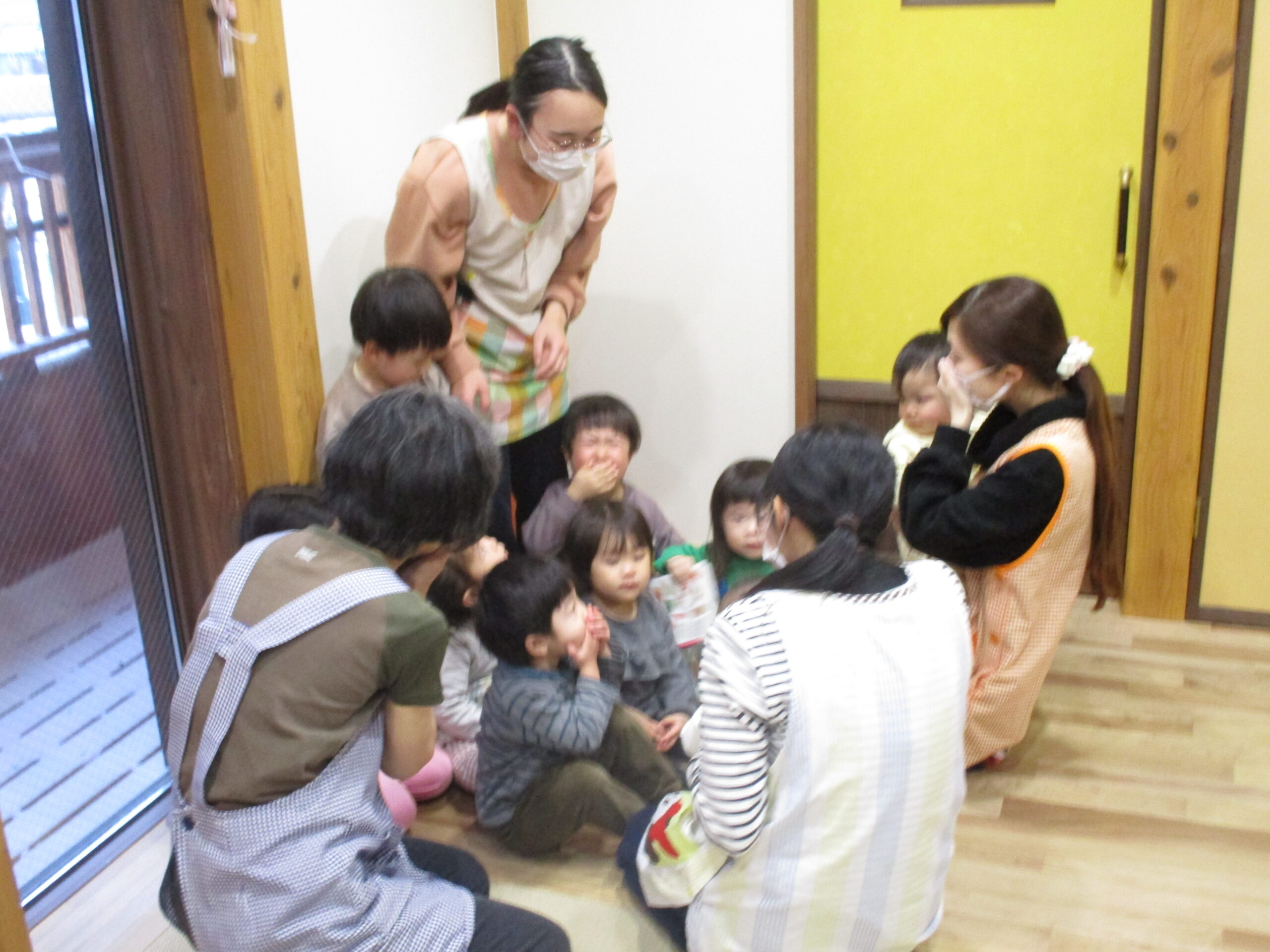 白石園　🚒避難訓練🚒