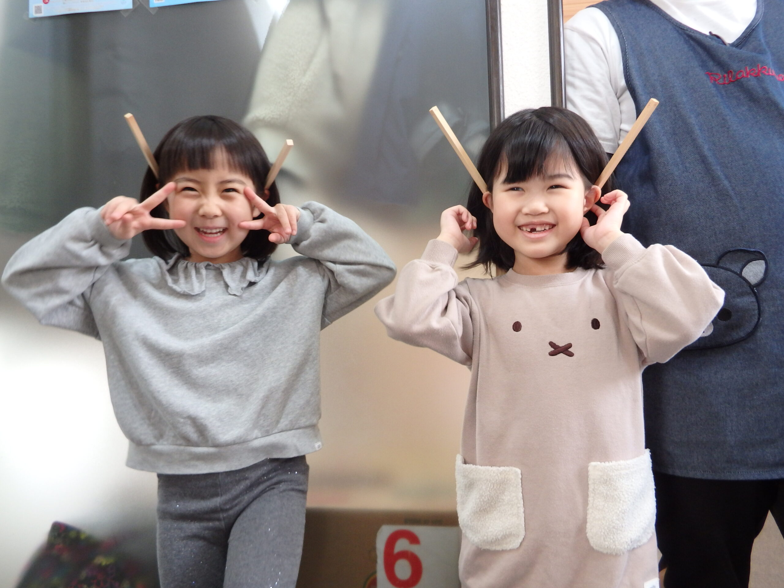 宮の森　年長さん箸作り🥢