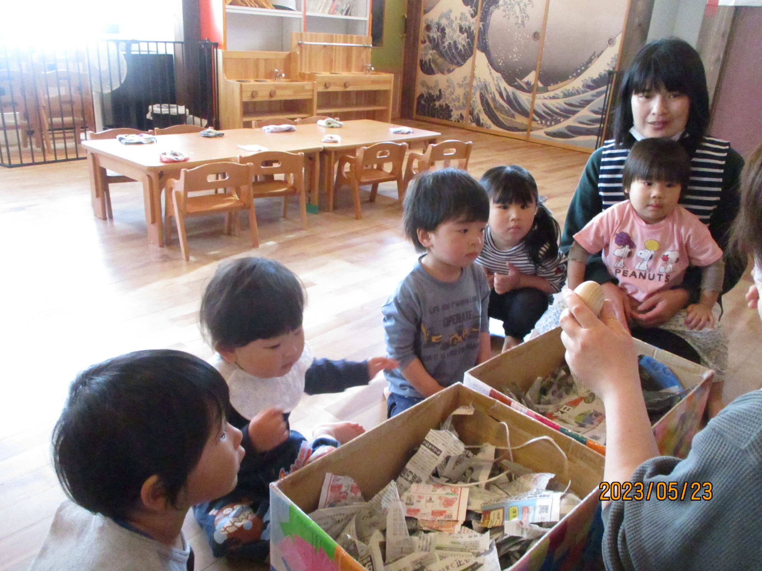 藤野園　種まきごっこ