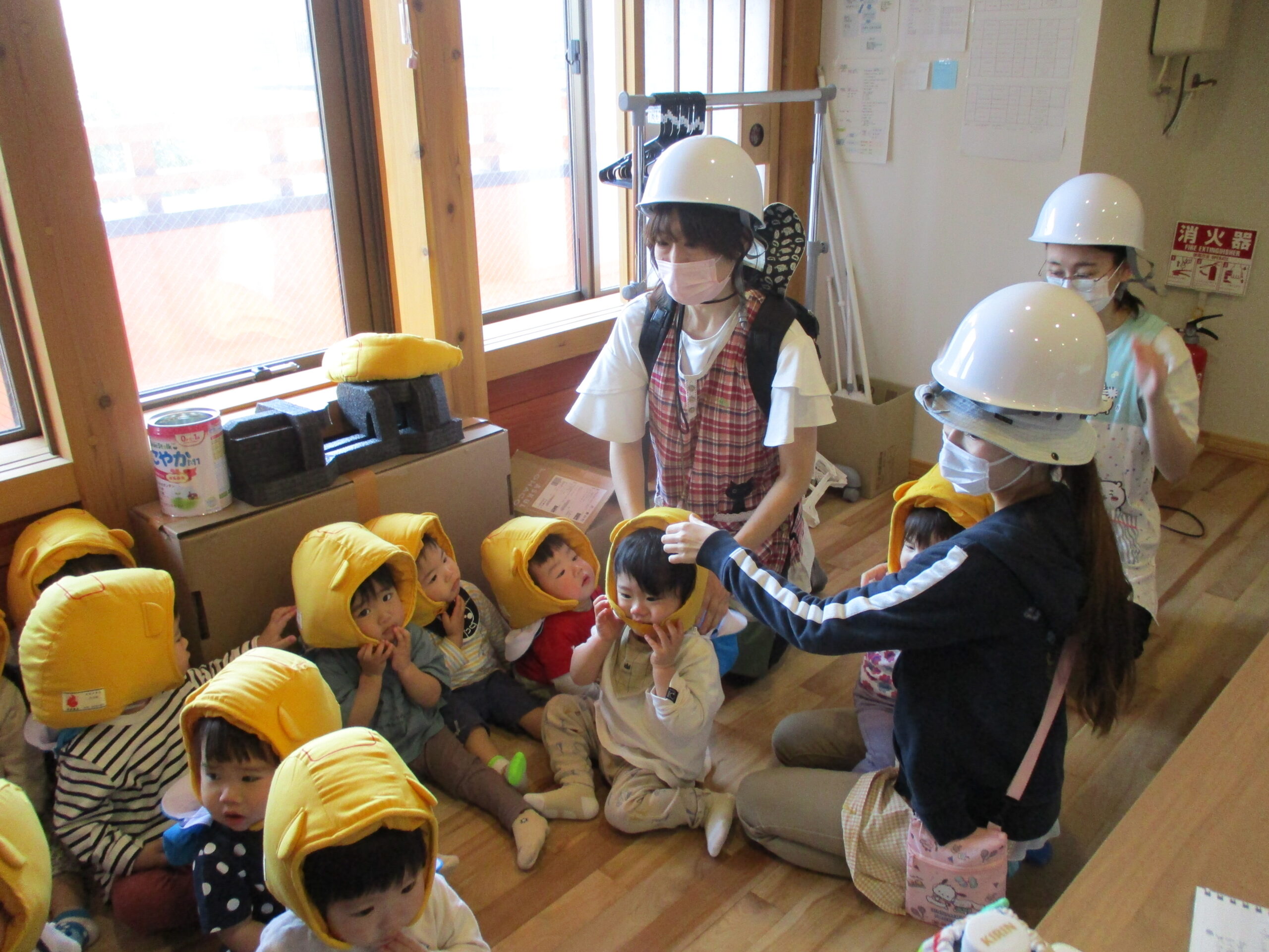 白石園　🚒避難訓練🚒