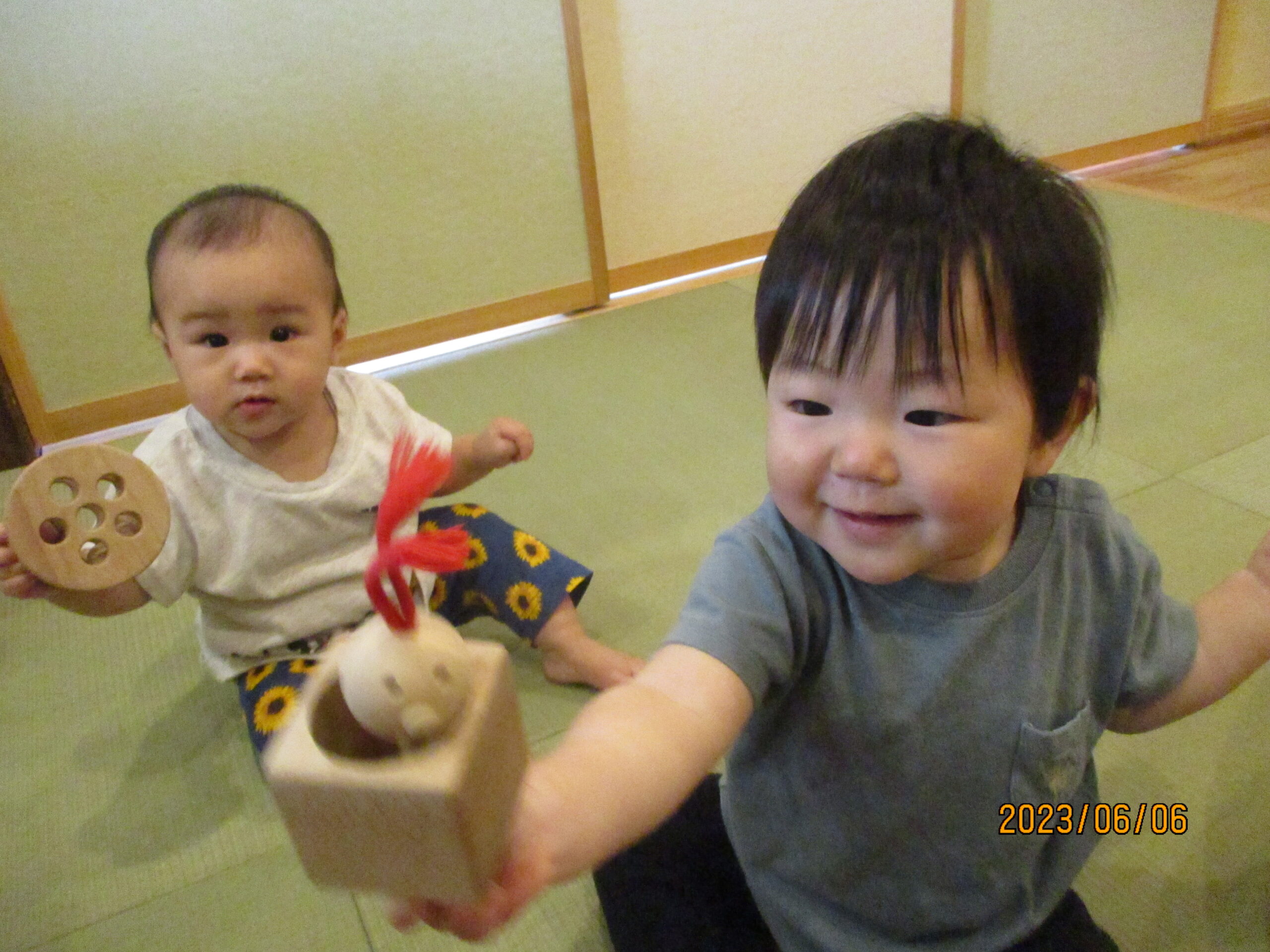 藤野園　どんぐり組　トンネルのぞいてみたよ！