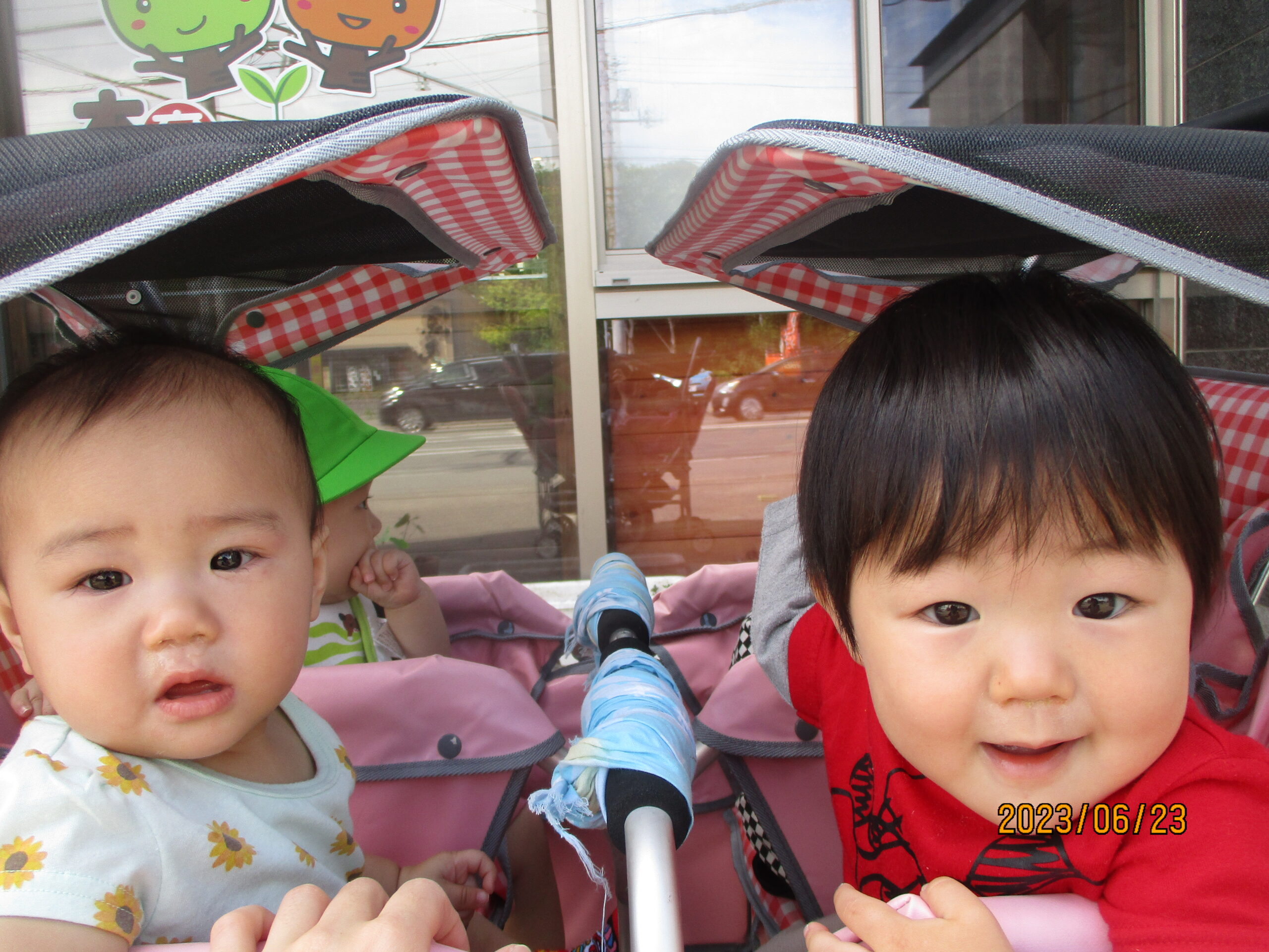 藤野園　大きな松ぼっくりを拾ったよ！