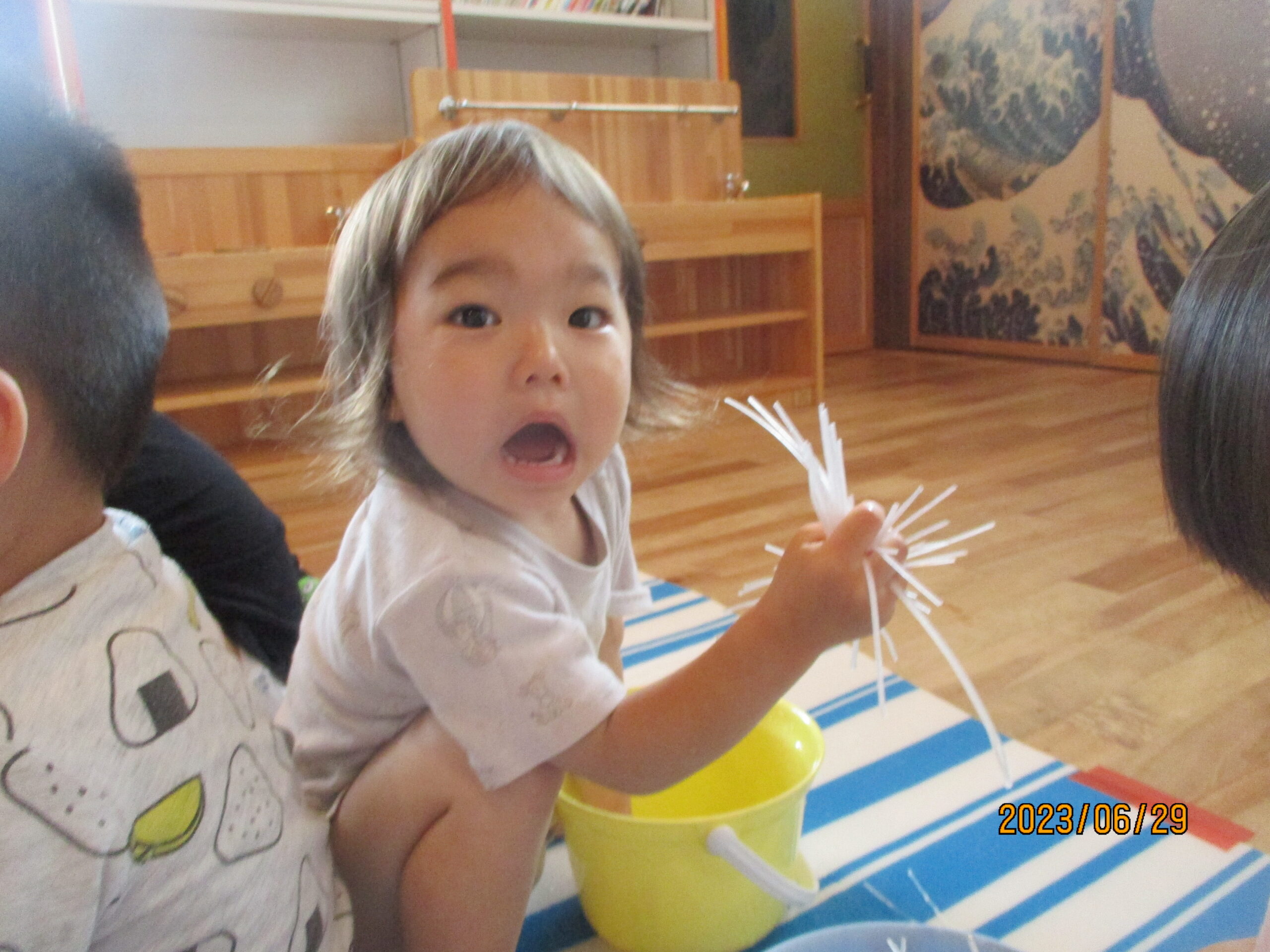 藤野園　はるさめ遊び♪