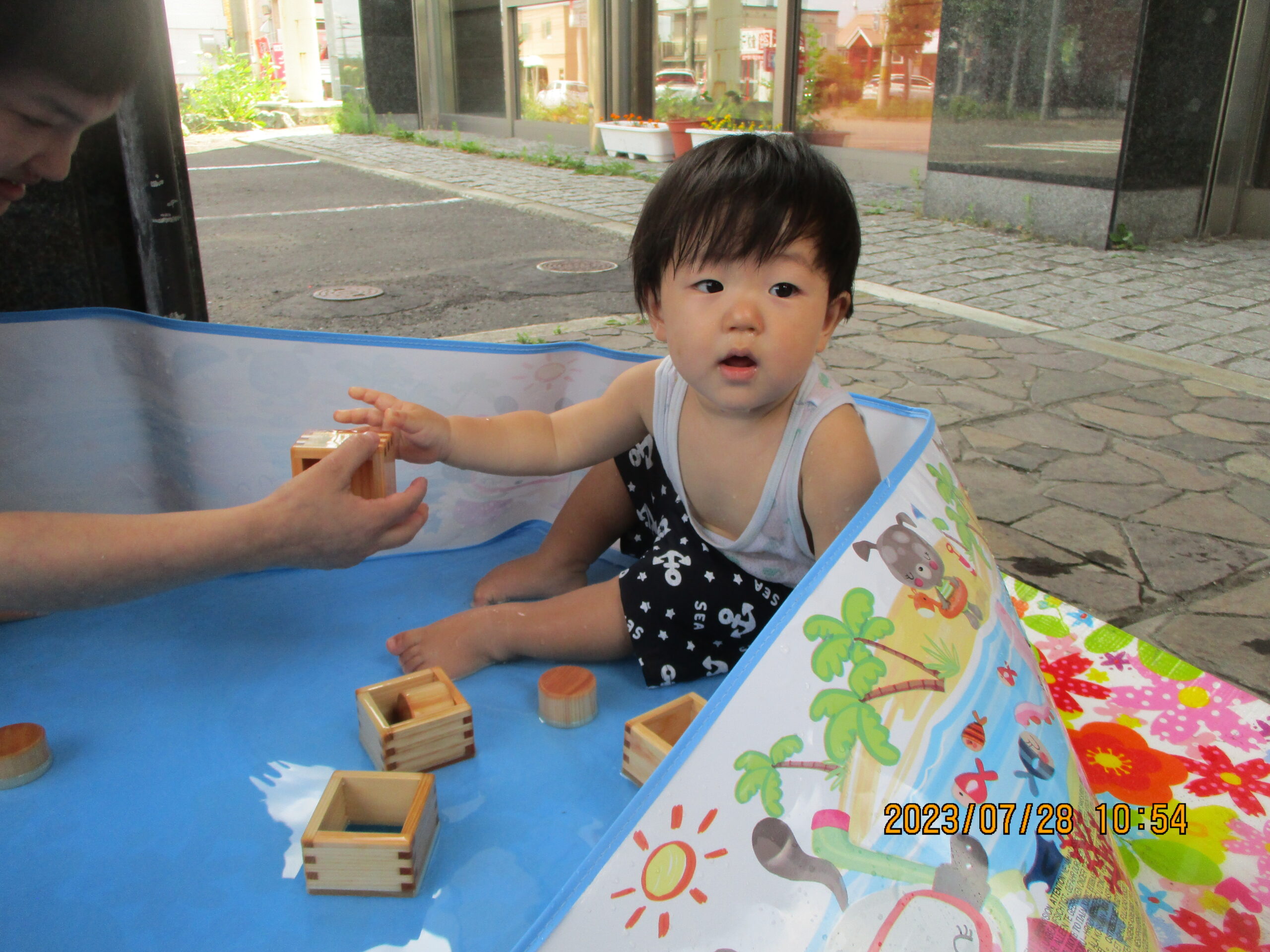 藤野園　水遊び楽しいな♪
