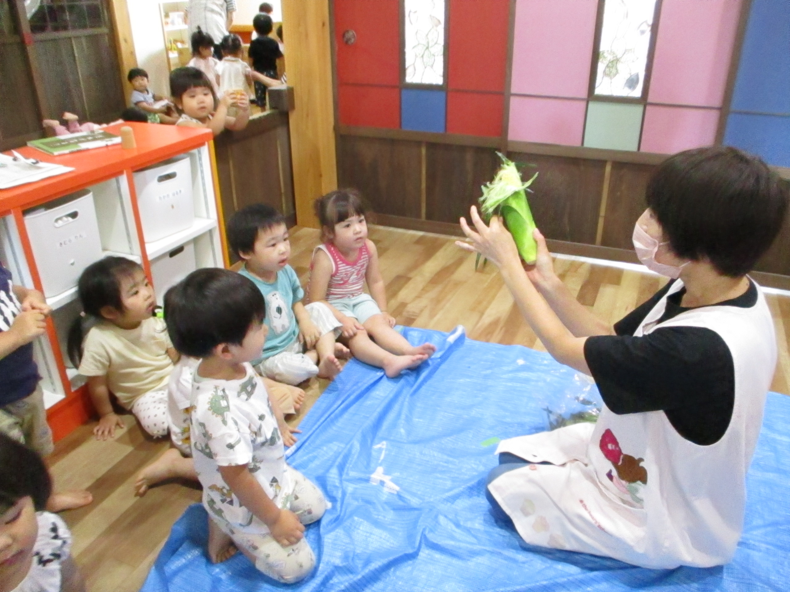 白石園　🌽お手伝いをしたよ🌽