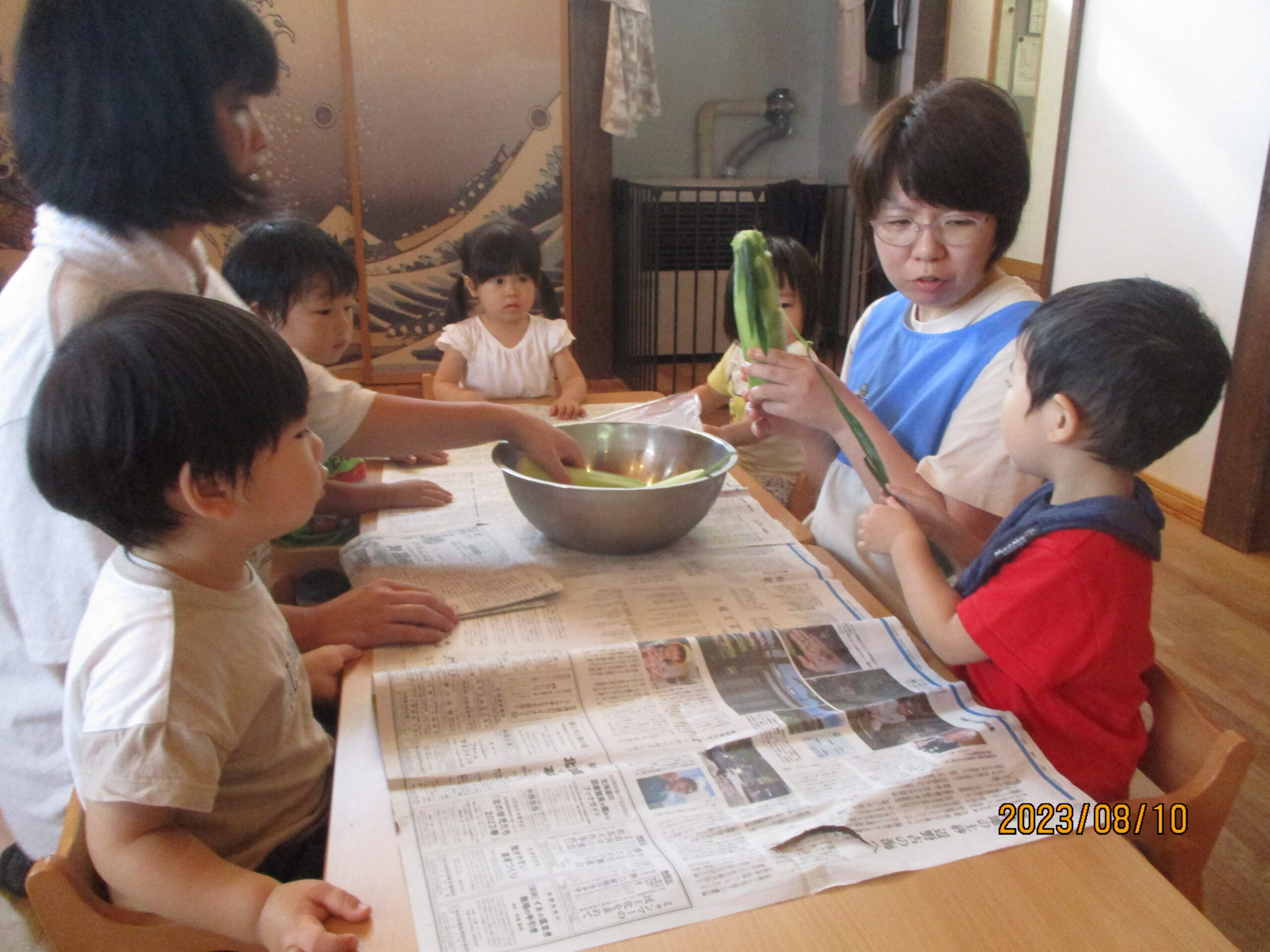 藤野園　とうもろこしの季節がきたよ。