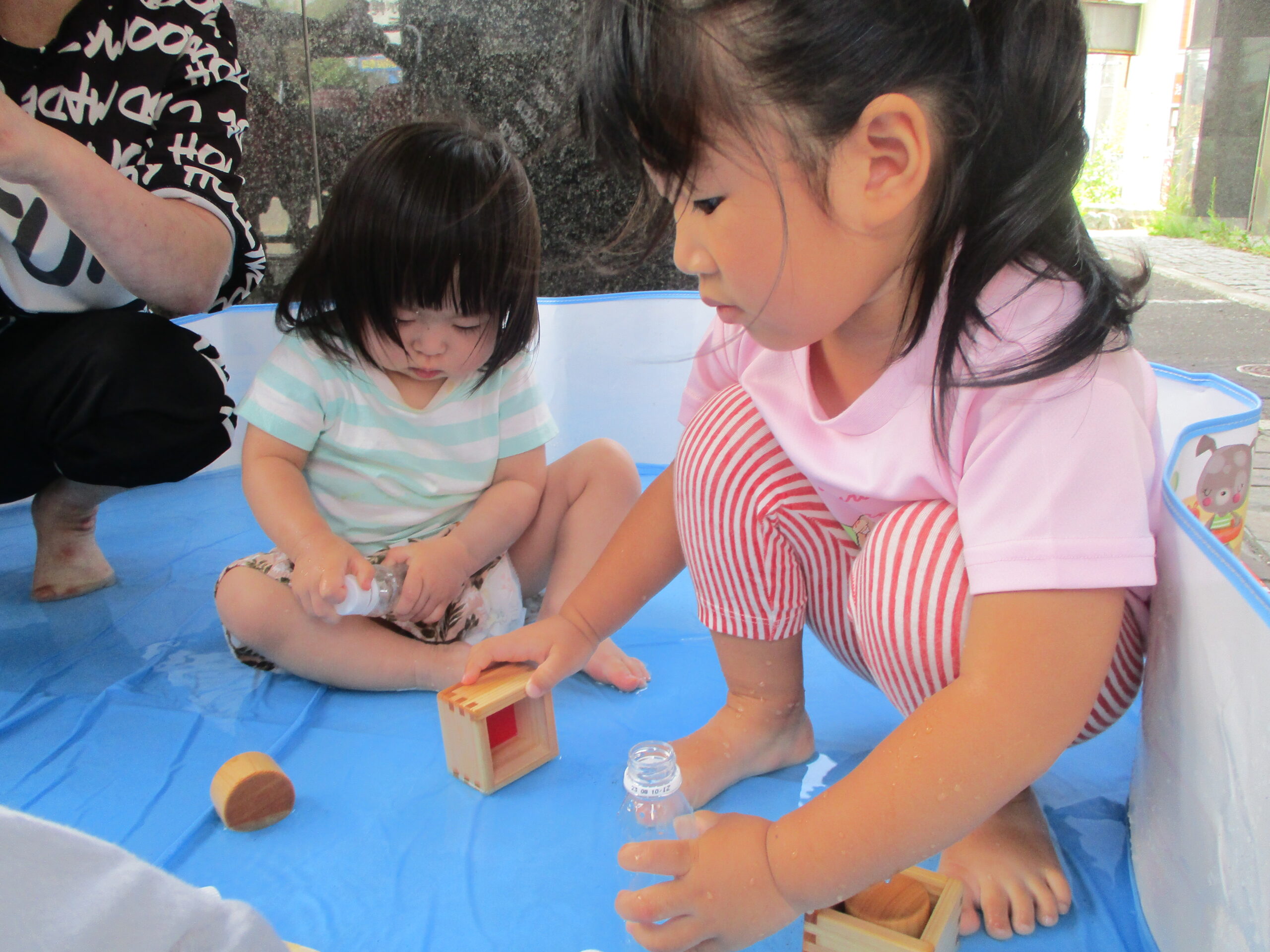 藤野園　水遊びのあとの爽やかな目覚めです♪
