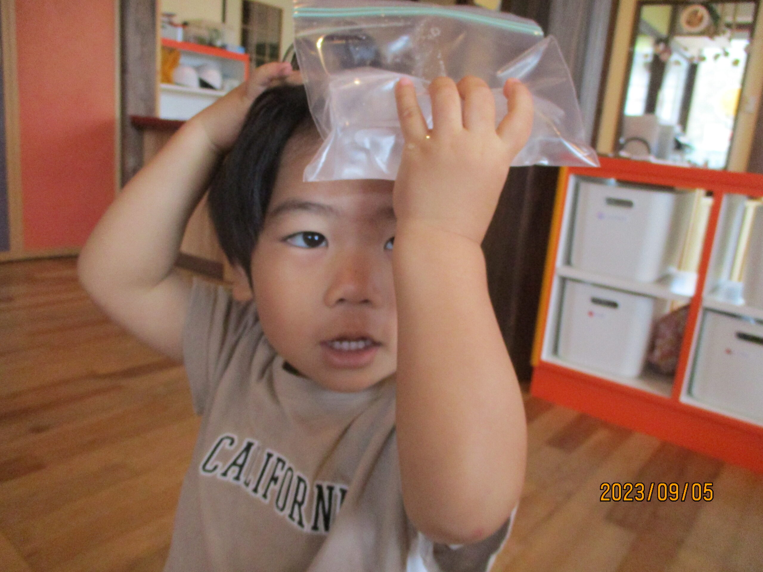 藤野園　氷の感触不思議だな♪