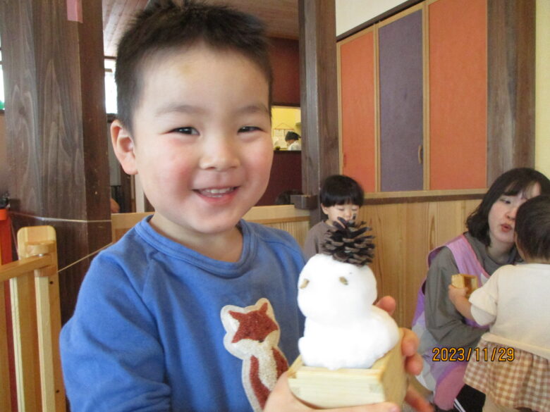 藤野園　雪冷たいな♪