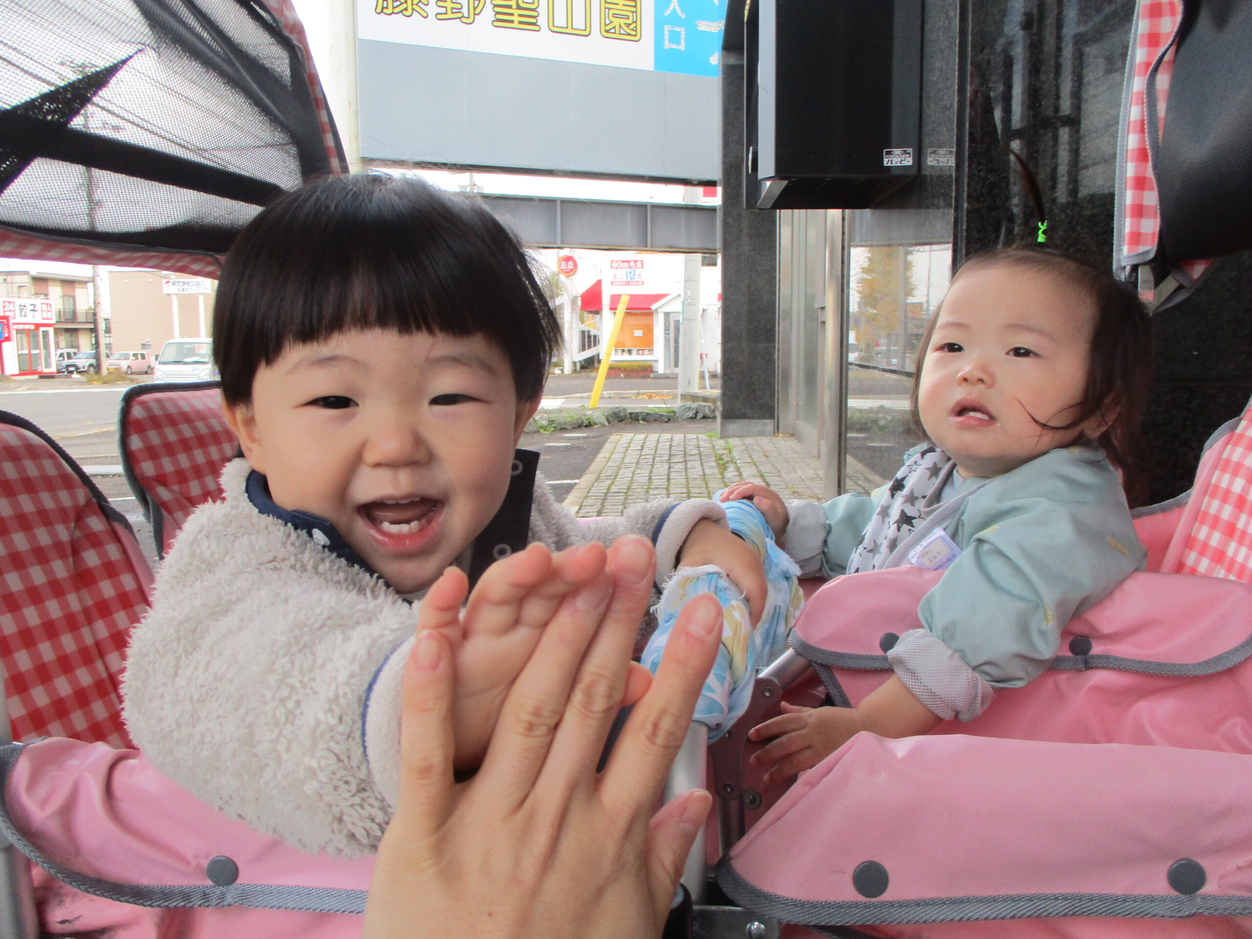 藤野園　イチョウの葉っぱ、たくさん♪