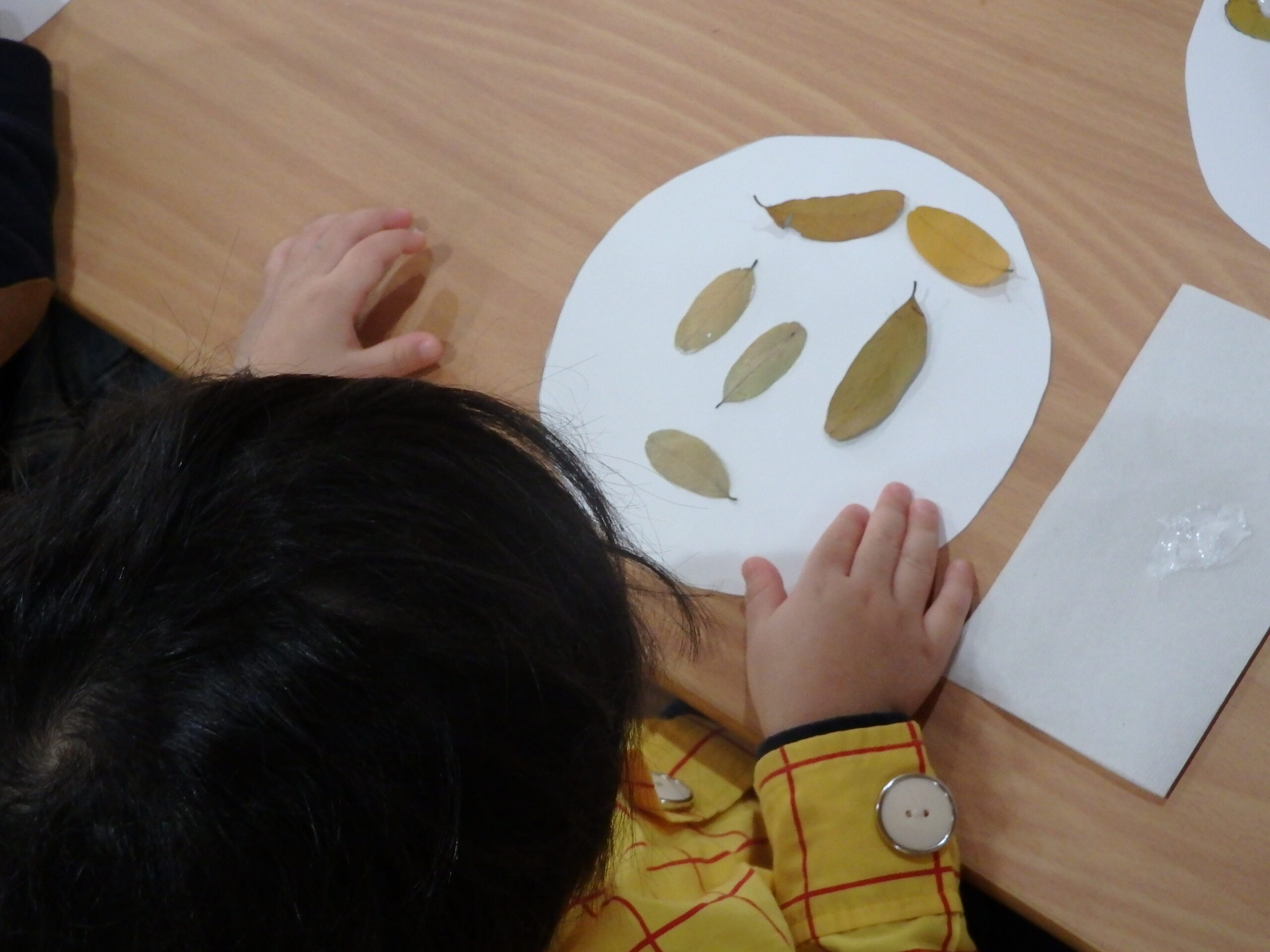 宮の森　落ち葉製作🍂