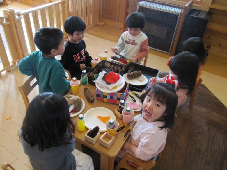 屯田園　２歳児クラス 😊お友だちとままごと遊び