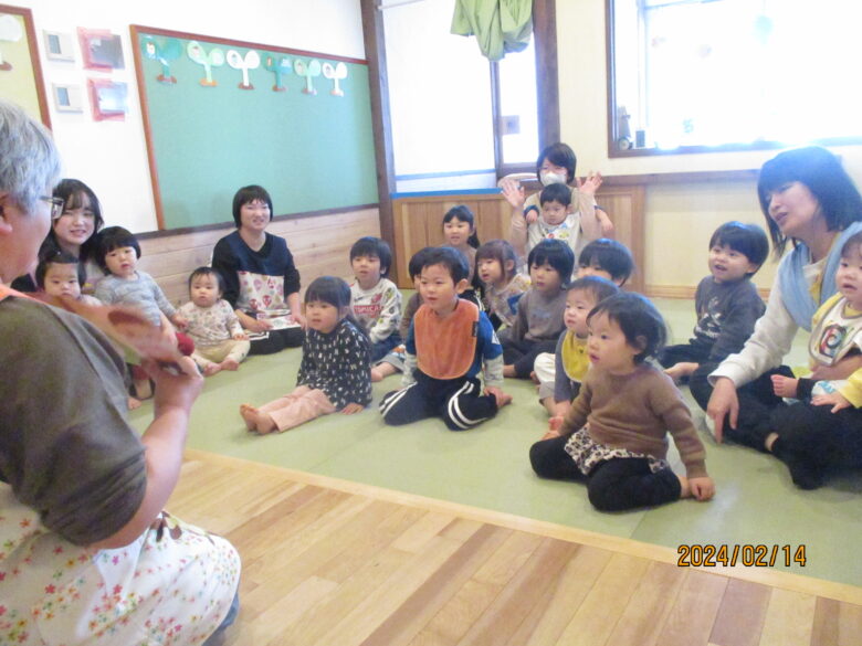 藤野園　2月のお誕生日と遊びの様子