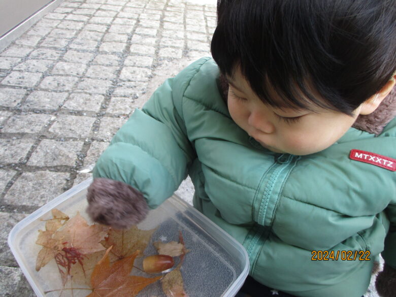 藤野園　どんぐり組　✨⛄氷づくり⛄✨