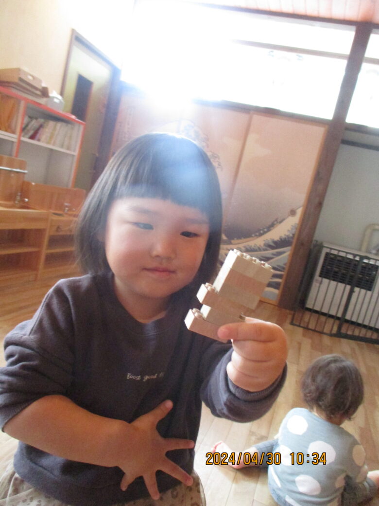 藤野園　くるみ組　色んな形が出来たよ♪