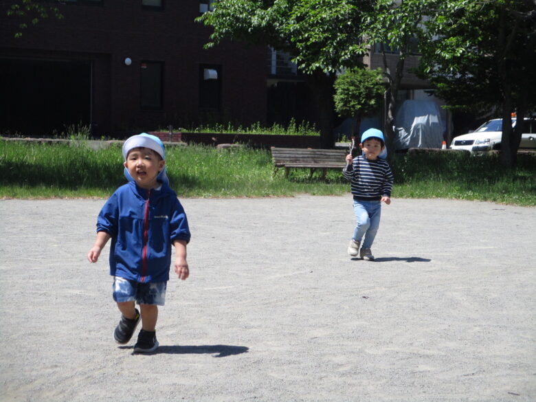 白石園　よ～いどん✨