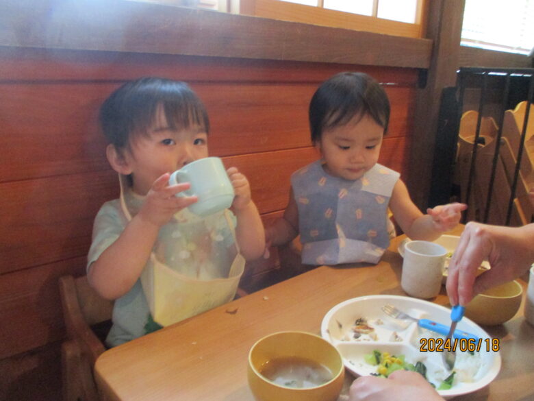 藤野園　給食おいしいね🥬