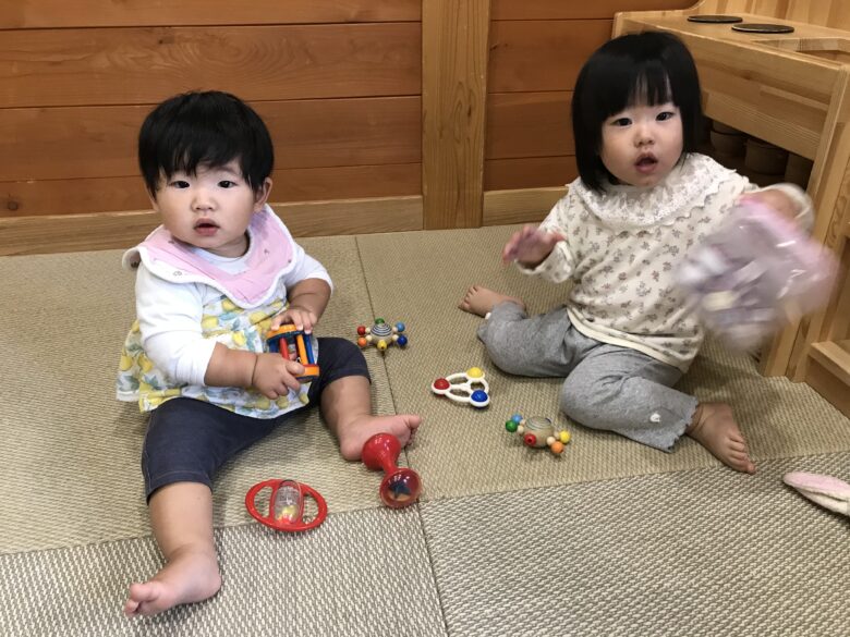 白石園　どんぐり組　今日の子どもたち💞