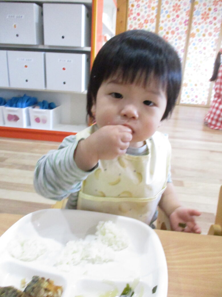 白石園　給食の時間🥄