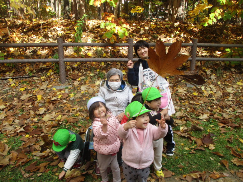 藤野園　くるみ組　遊歩道行ったよ♪