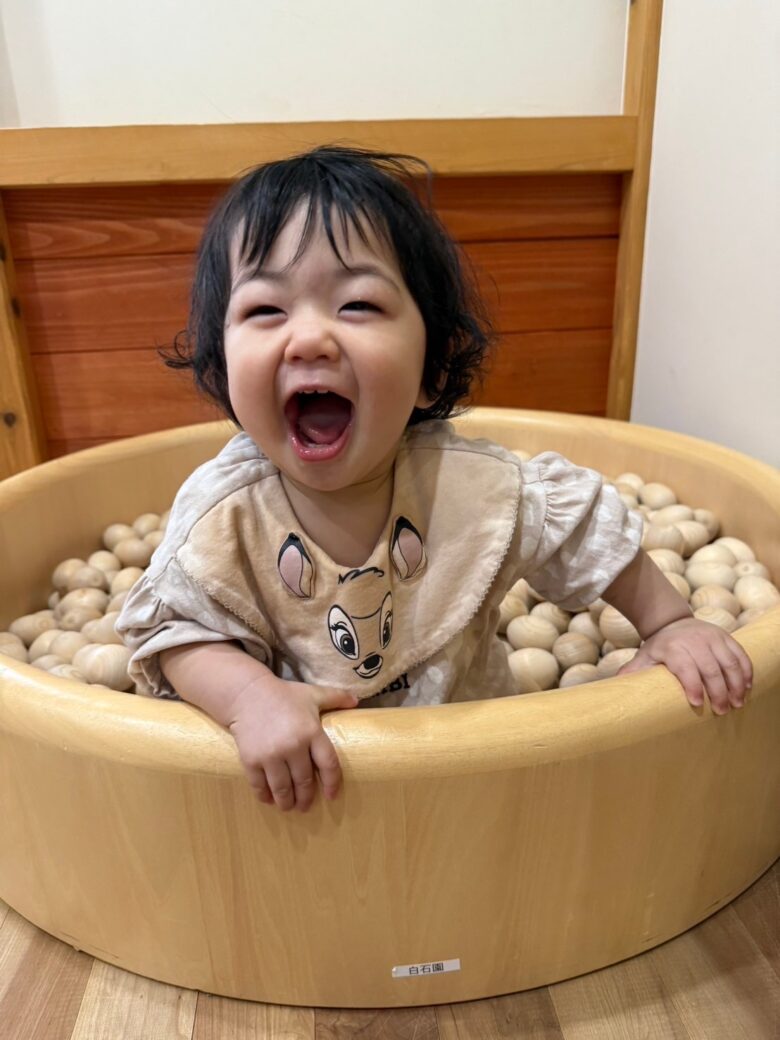 白石園　どんぐり組　今日の子どもたち🐣