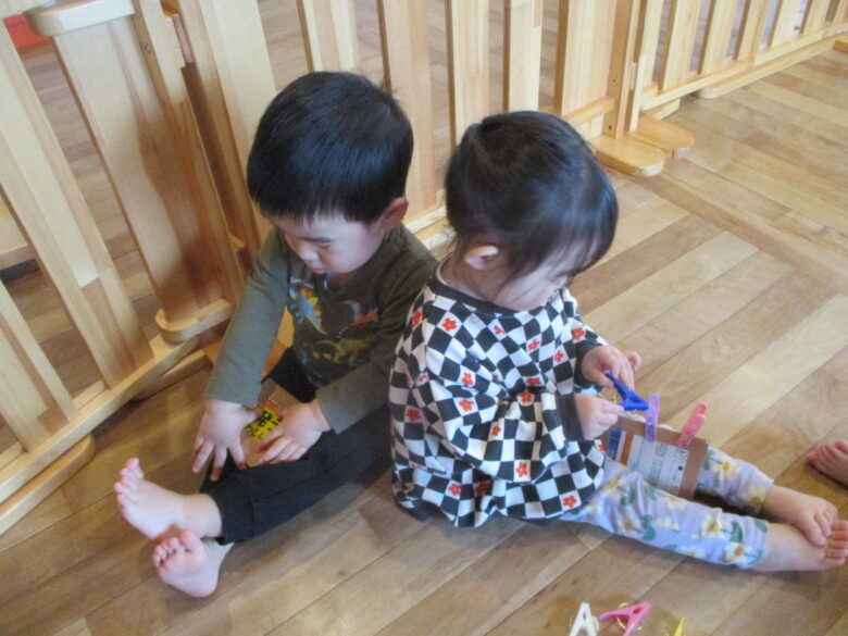 藤野園　くり組＆くるみ組　上手にできたよ♪