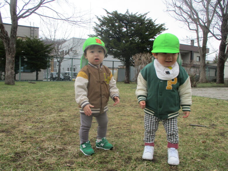 藤野園　しゃぼん玉したよ♪