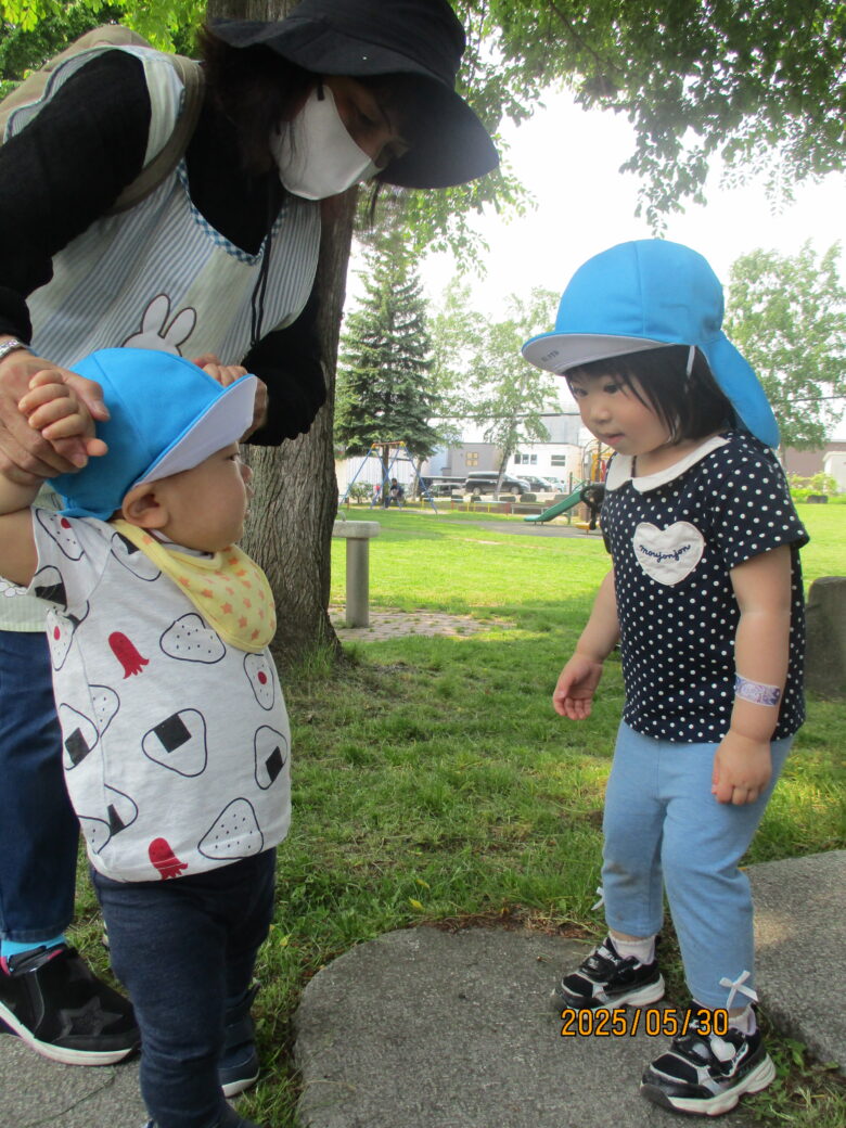 白石園　くるみ組＆どんぐり組　たくさん歩いたよ😄