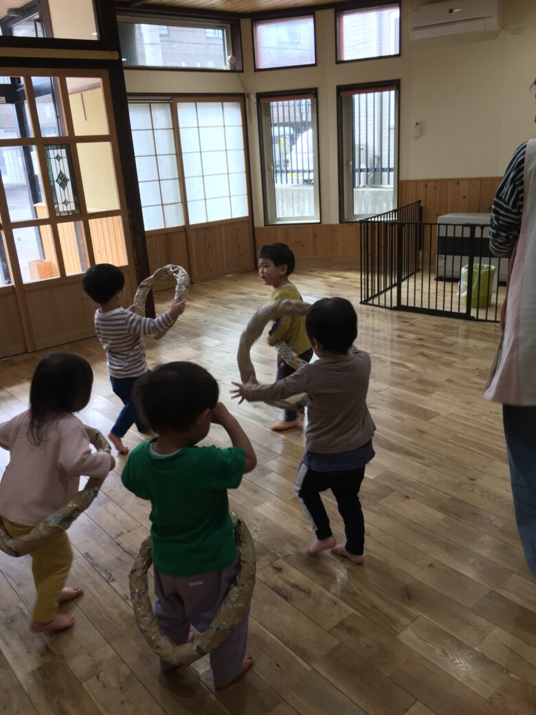 南の沢保育園　くるみさん運転遊び🚙
