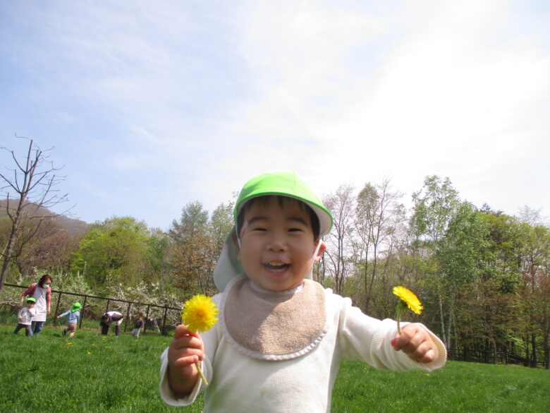 藤野園　くり組＆くるみ組　たんぽぽみ～つけた♪