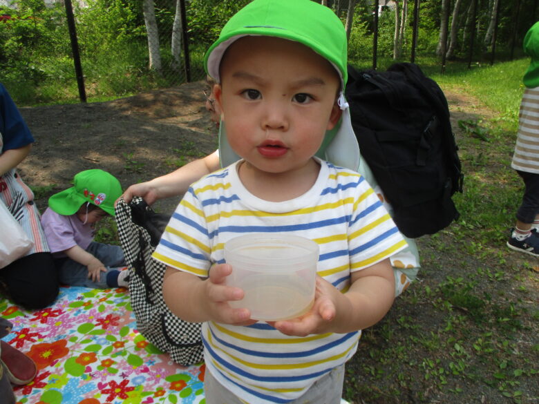 藤野園　くり、くるみ組　しゃぼん玉飛んだ♪