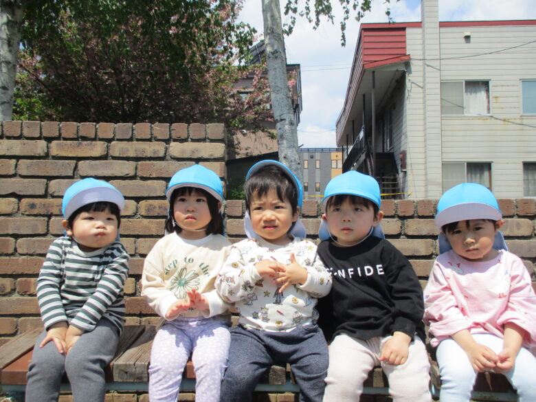 白石園　くるみ組　公園楽しいね🌞