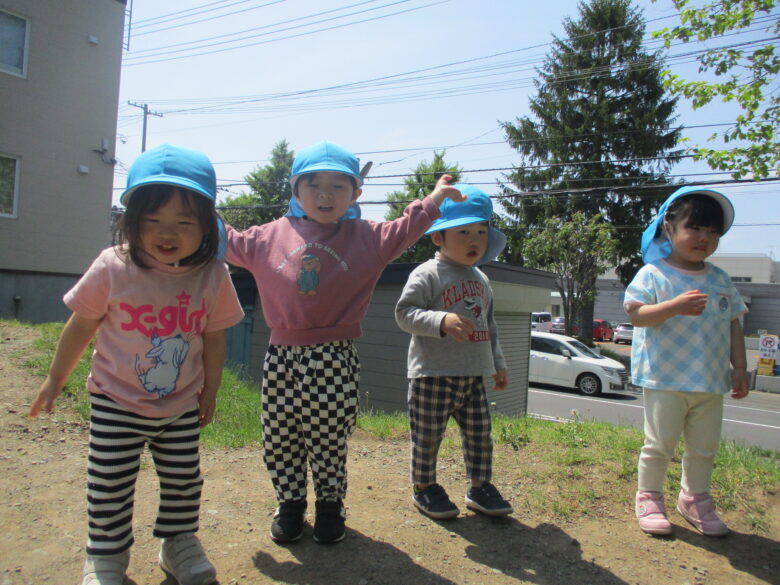 白石園 くるみ組&くり組 公園で遊んだよ🌞