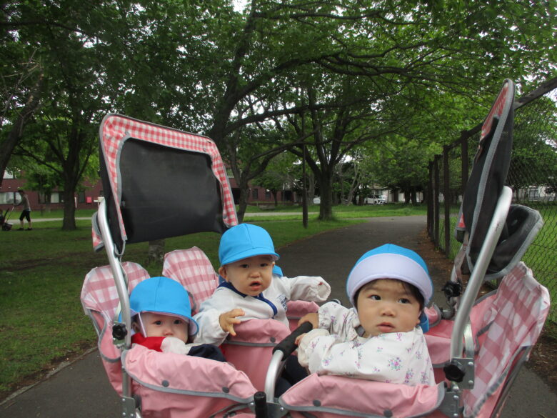 白石園　どんぐり組園周辺を散策🚃