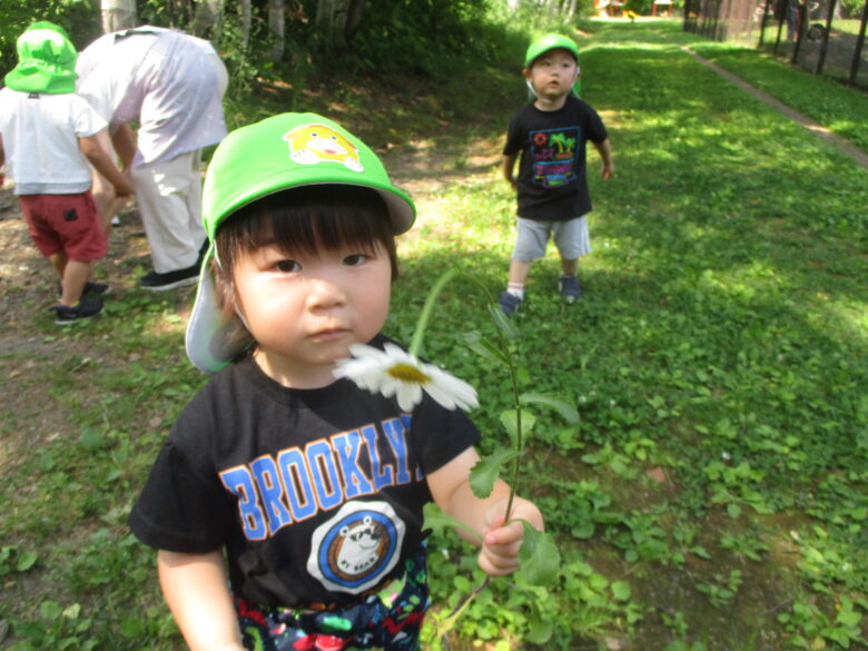 藤野園　お花を見つけたよ♪