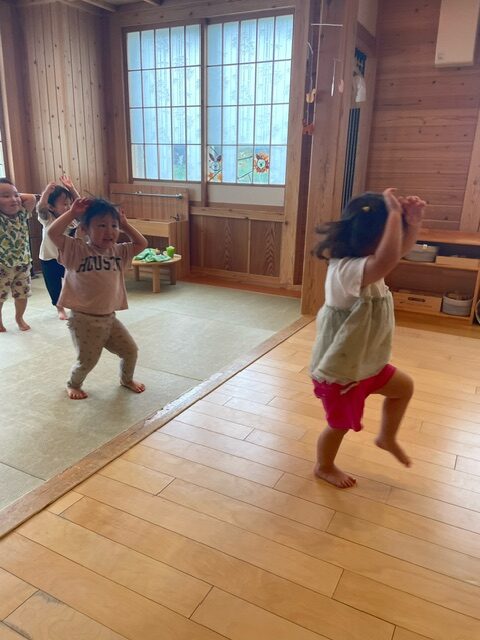 屯田園　🎵まねっこ遊び🎵